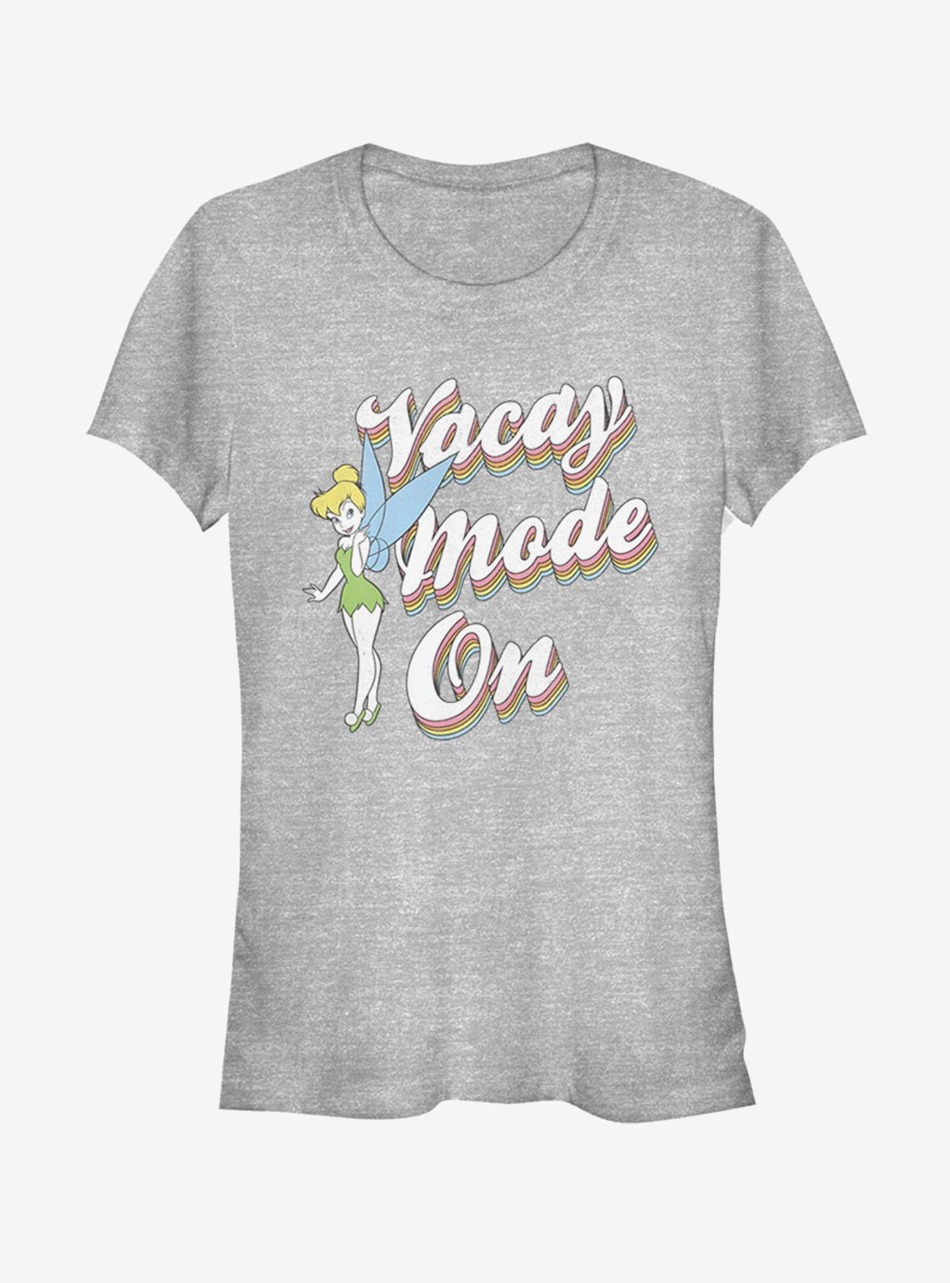 Disney Tinker Bell Vacay Mode On Girls T-Shirt, ATH HTR, hi-res
