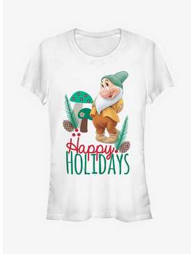 Disney Snow White And The Seven Dwarfs Bashful Holiday Girls T-Shirt, , hi-res