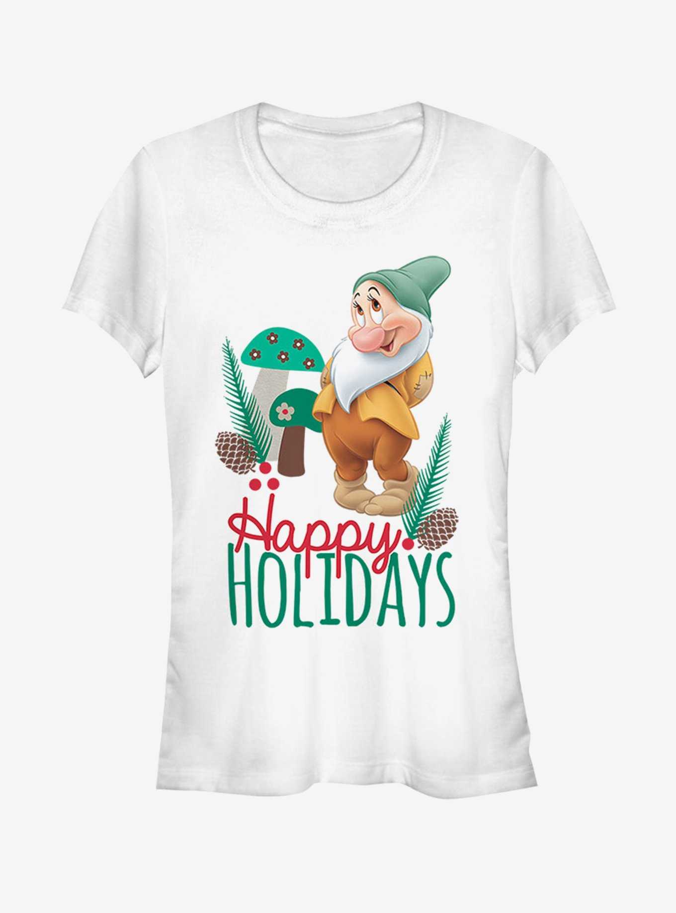 Disney Snow White And The Seven Dwarfs Bashful Holiday Girls T-Shirt, , hi-res