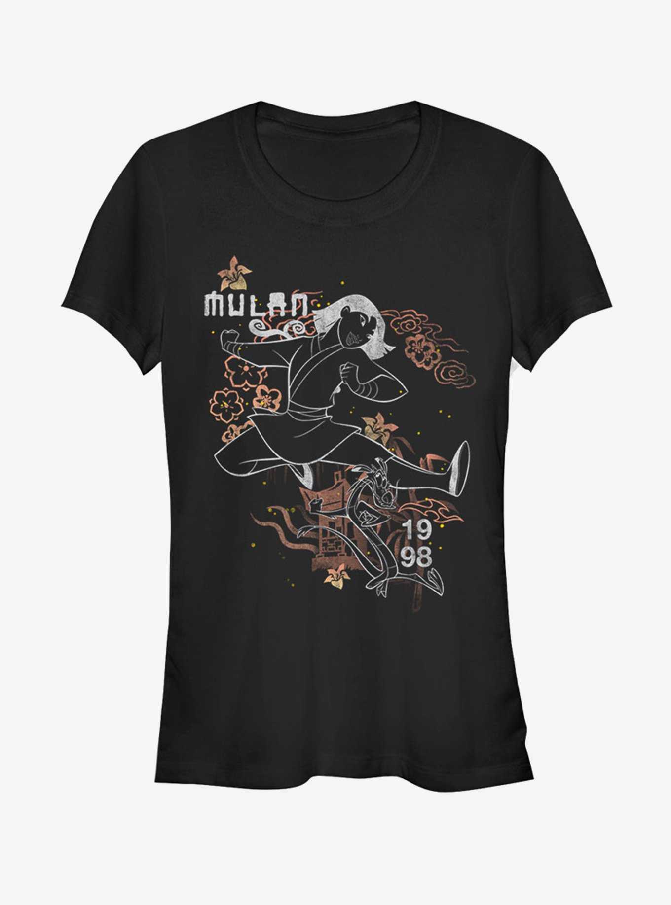 Disney Mulan Outline Girls T-Shirt, , hi-res