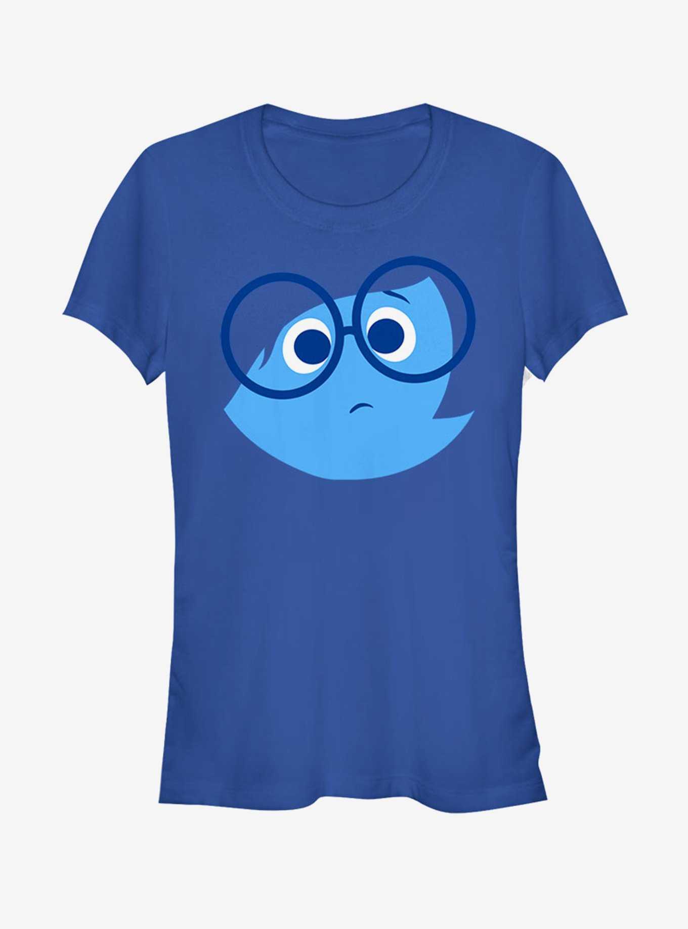 Disney Pixar Inside Out Sad Face Girls T-Shirt, , hi-res