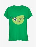 Disney Pixar Inside Out Disgust Face Girls T-Shirt, KELLY, hi-res