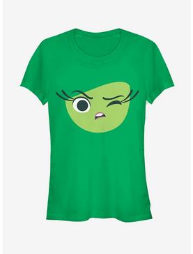Disney Pixar Inside Out Disgust Face Girls T-Shirt, KELLY, hi-res