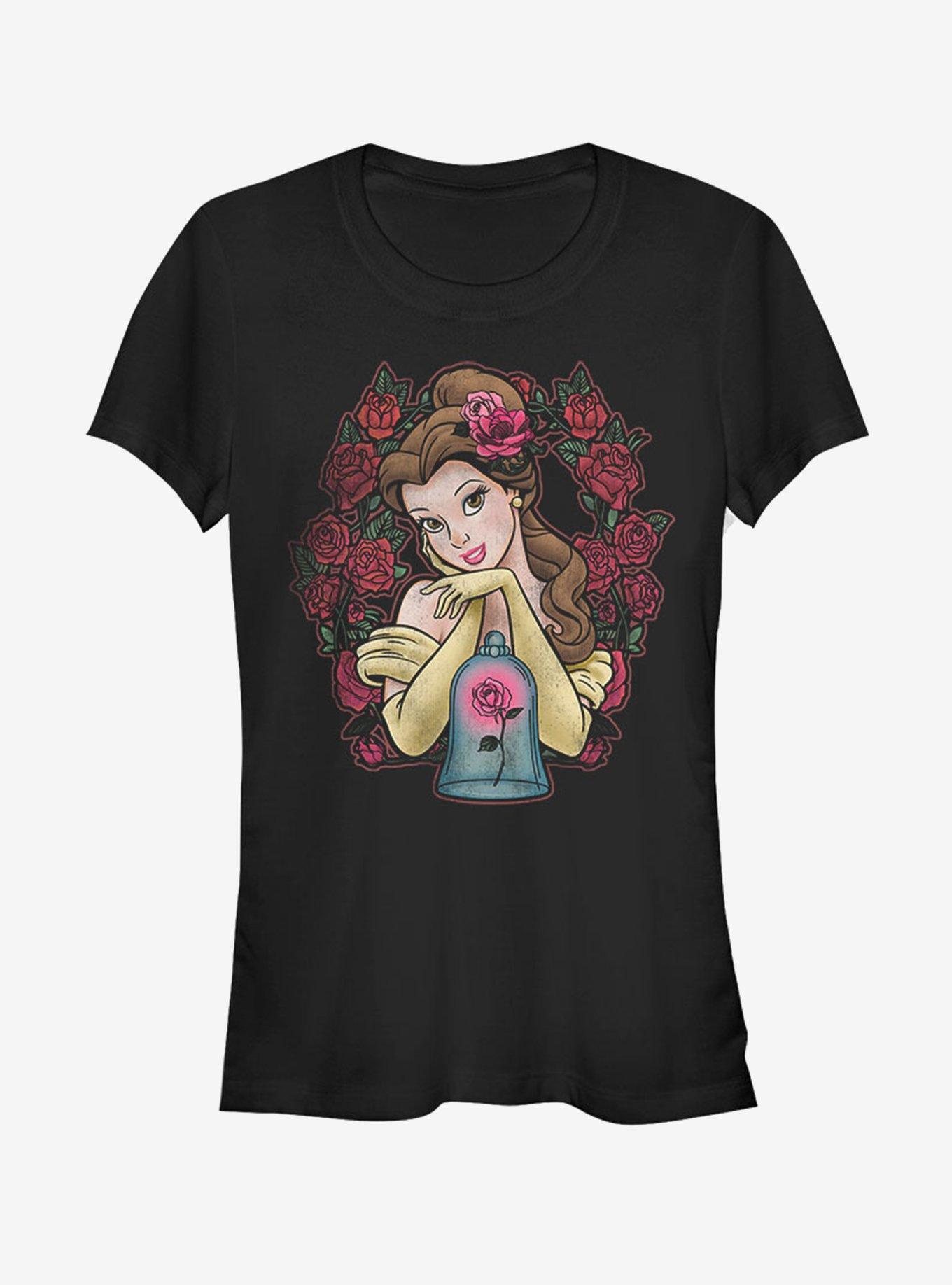 Disney Beauty And The Beast Rose Belle Girls T-Shirt
