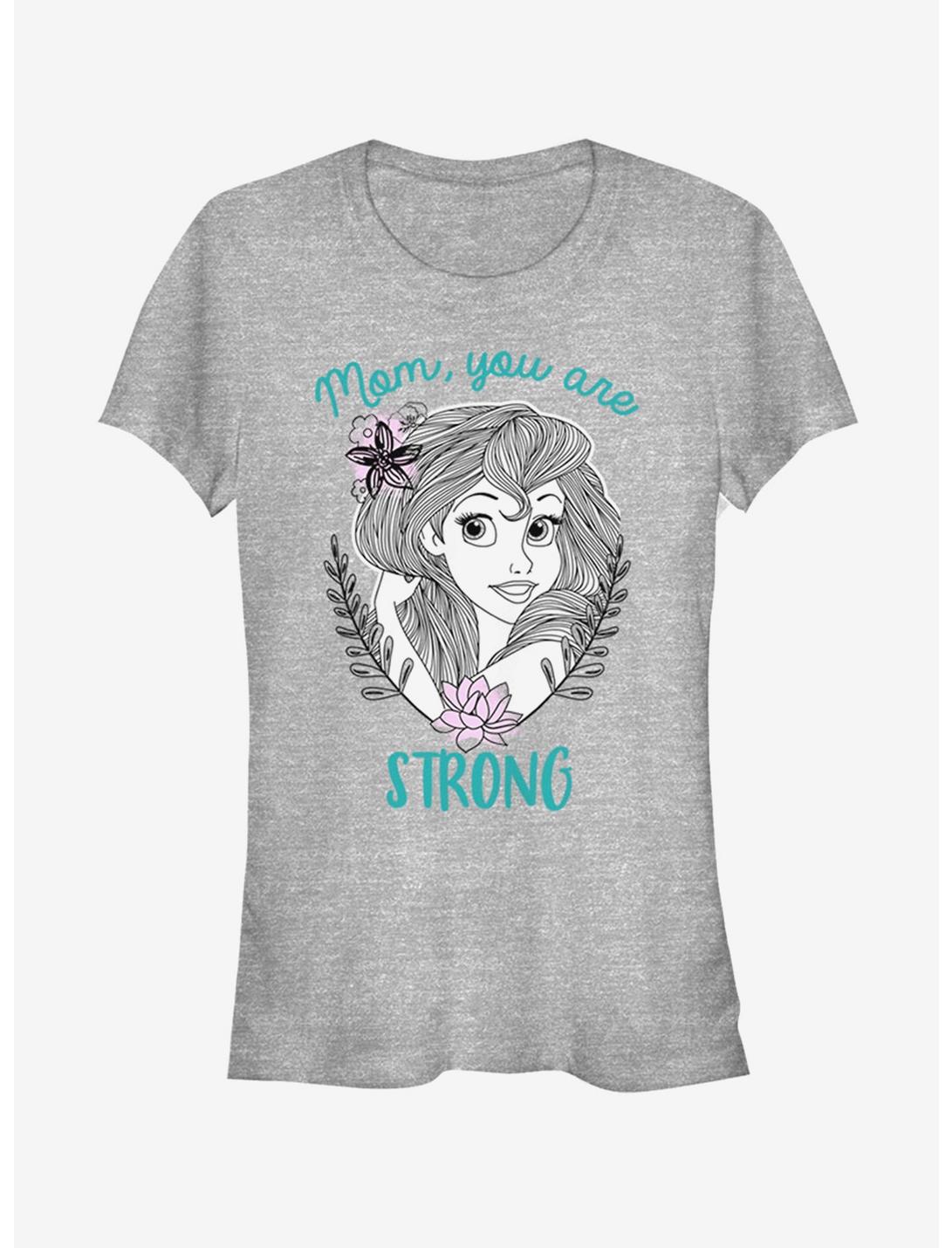 Disney The Little Mermaid Strong Mom Girls T-Shirt, ATH HTR, hi-res