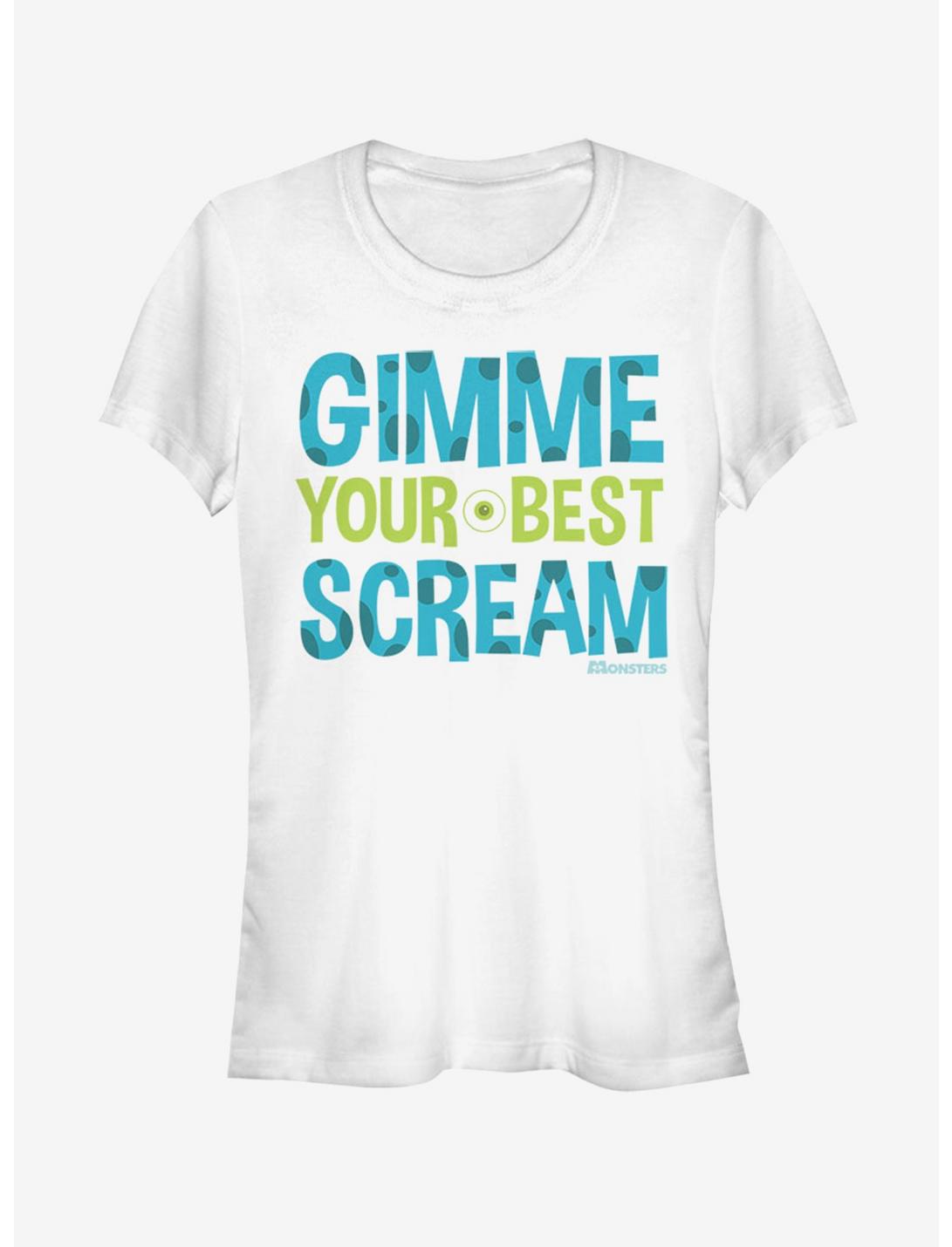 Disney Pixar Monsters, Inc. Best Scream Girls T-Shirt, WHITE, hi-res