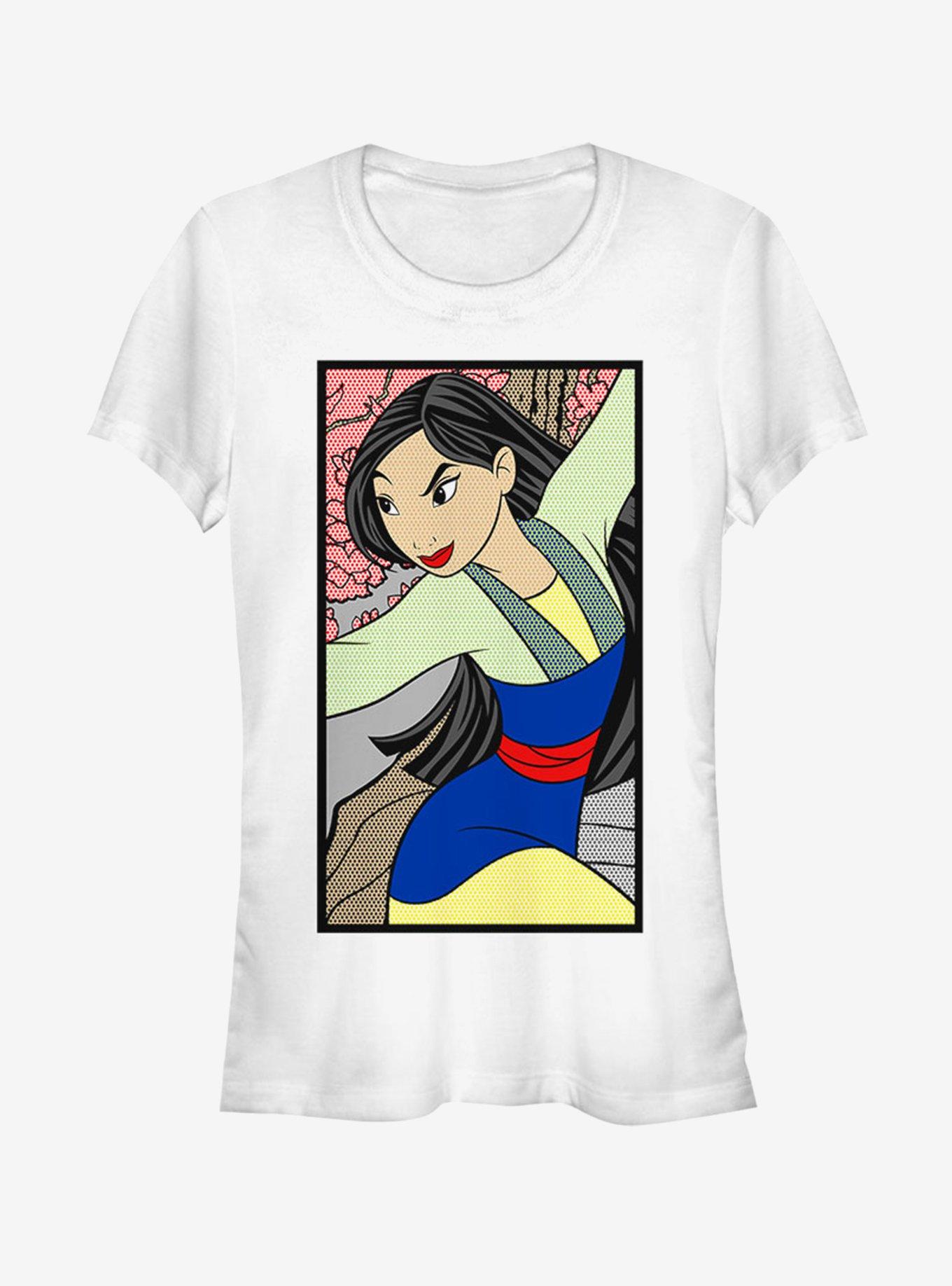 Disney Mulan Comic Mulan Girls T-Shirt, WHITE, hi-res