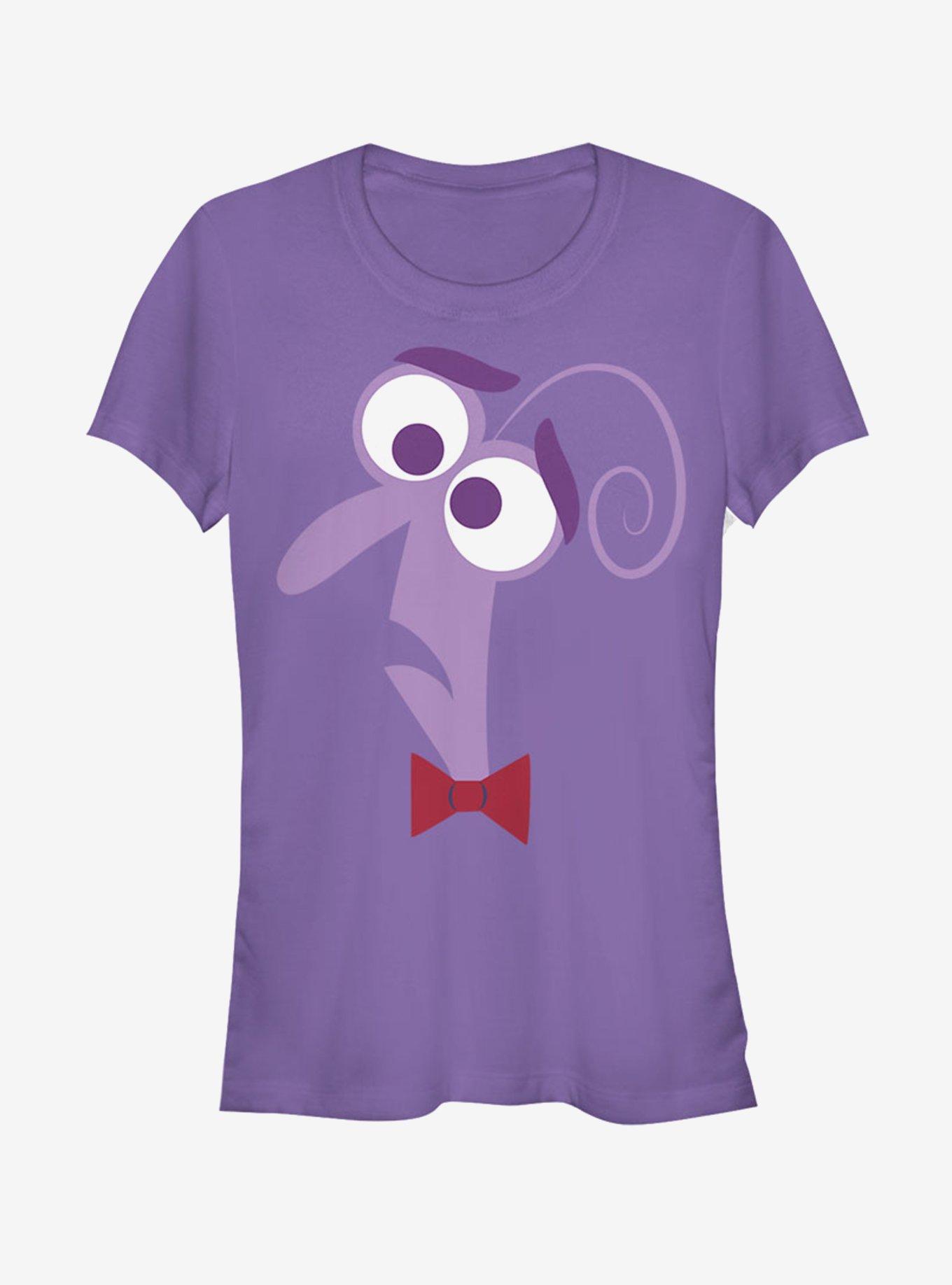 Inside Out Junior's Fear Face Halloween T-Shirt Purple