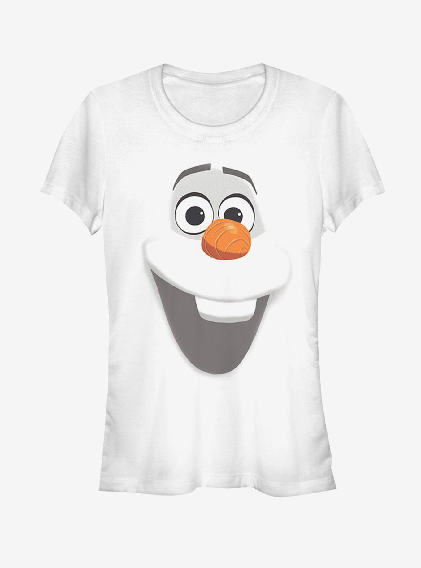 Disney Frozen Olaf Face Girls T-Shirt, WHITE, hi-res
