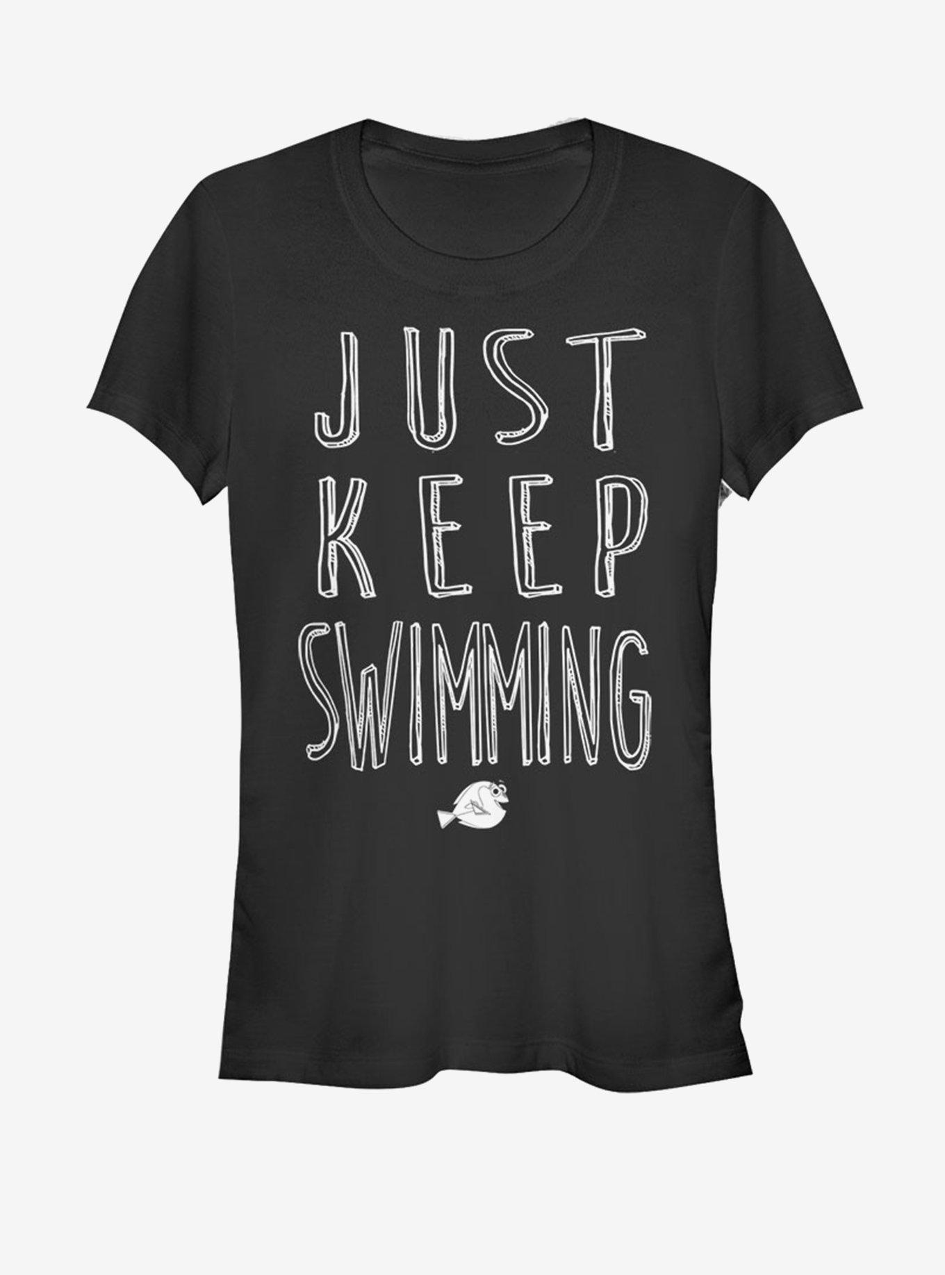 Disney Pixar Finding Dory Just Keep Swimming Girls T-Shirt, , hi-res