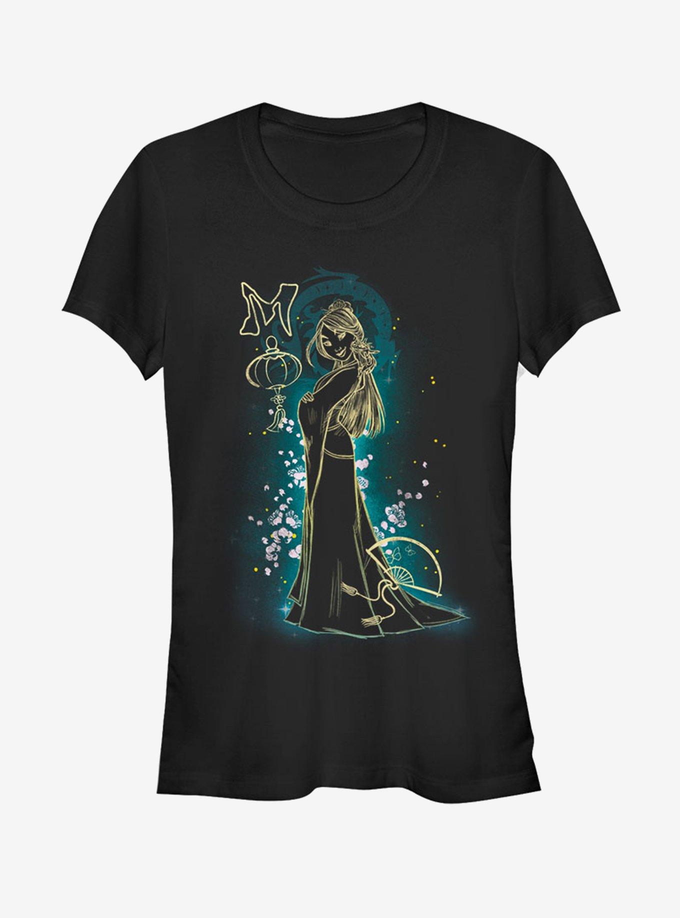 Disney Mulan Simple Line Girls T-Shirt, , hi-res