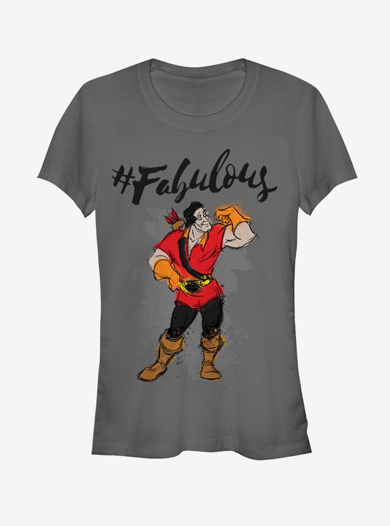 Disney Beauty And The Beast Fabulous Girls T-Shirt, CHARCOAL, hi-res