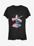 Disney Mulan Simple Chop Girls T-Shirt, BLACK, hi-res