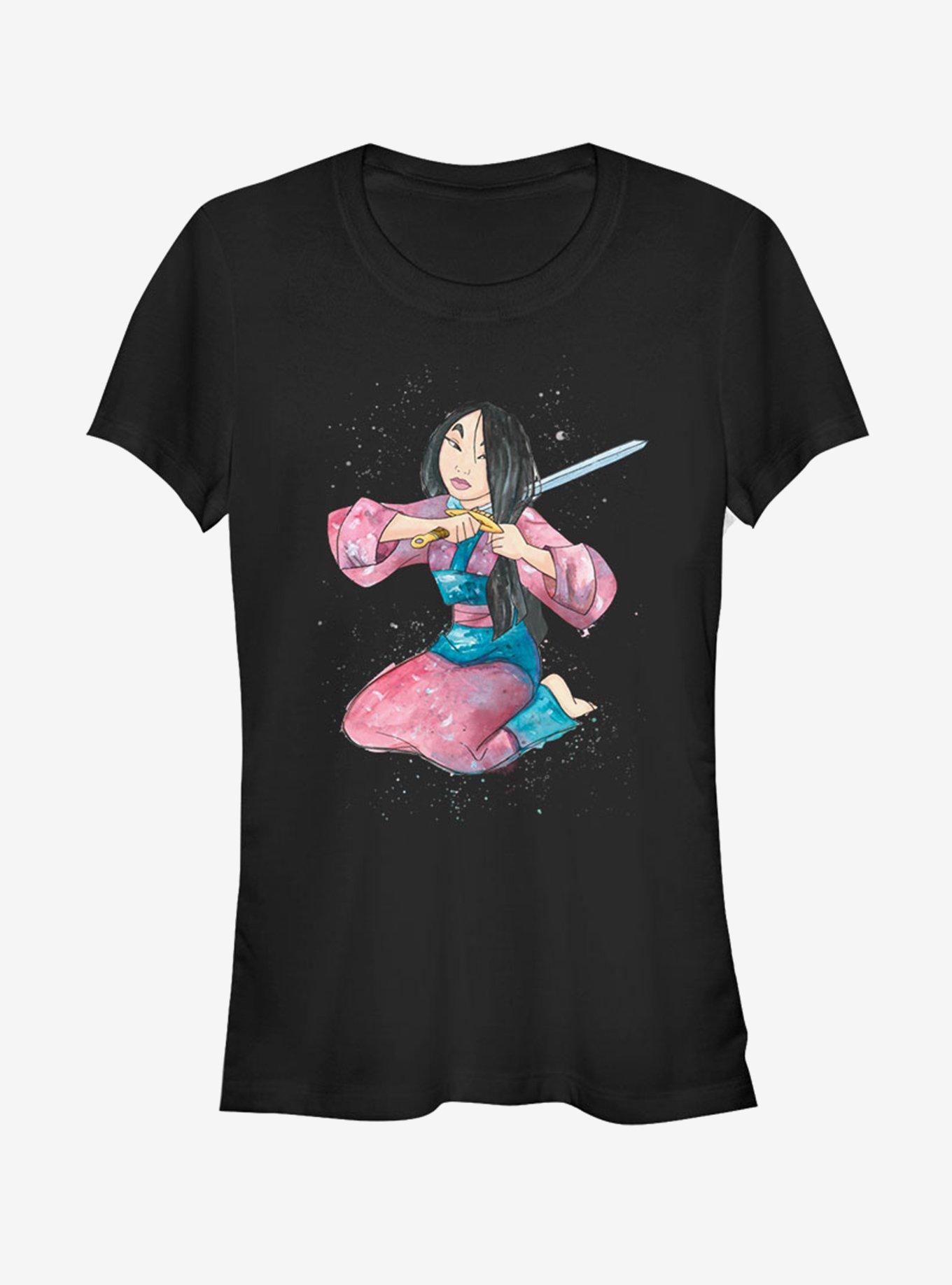 Disney Mulan Simple Chop Girls T-Shirt, BLACK, hi-res