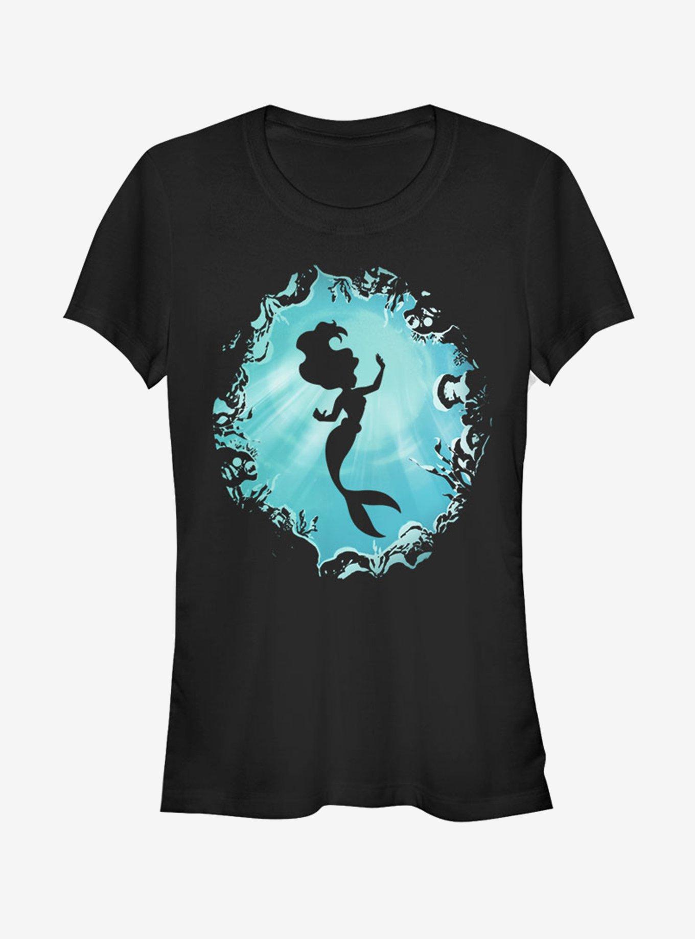 Disney The Little Mermaid Ariels Grotto Girls T Shirt Black Hot Topic