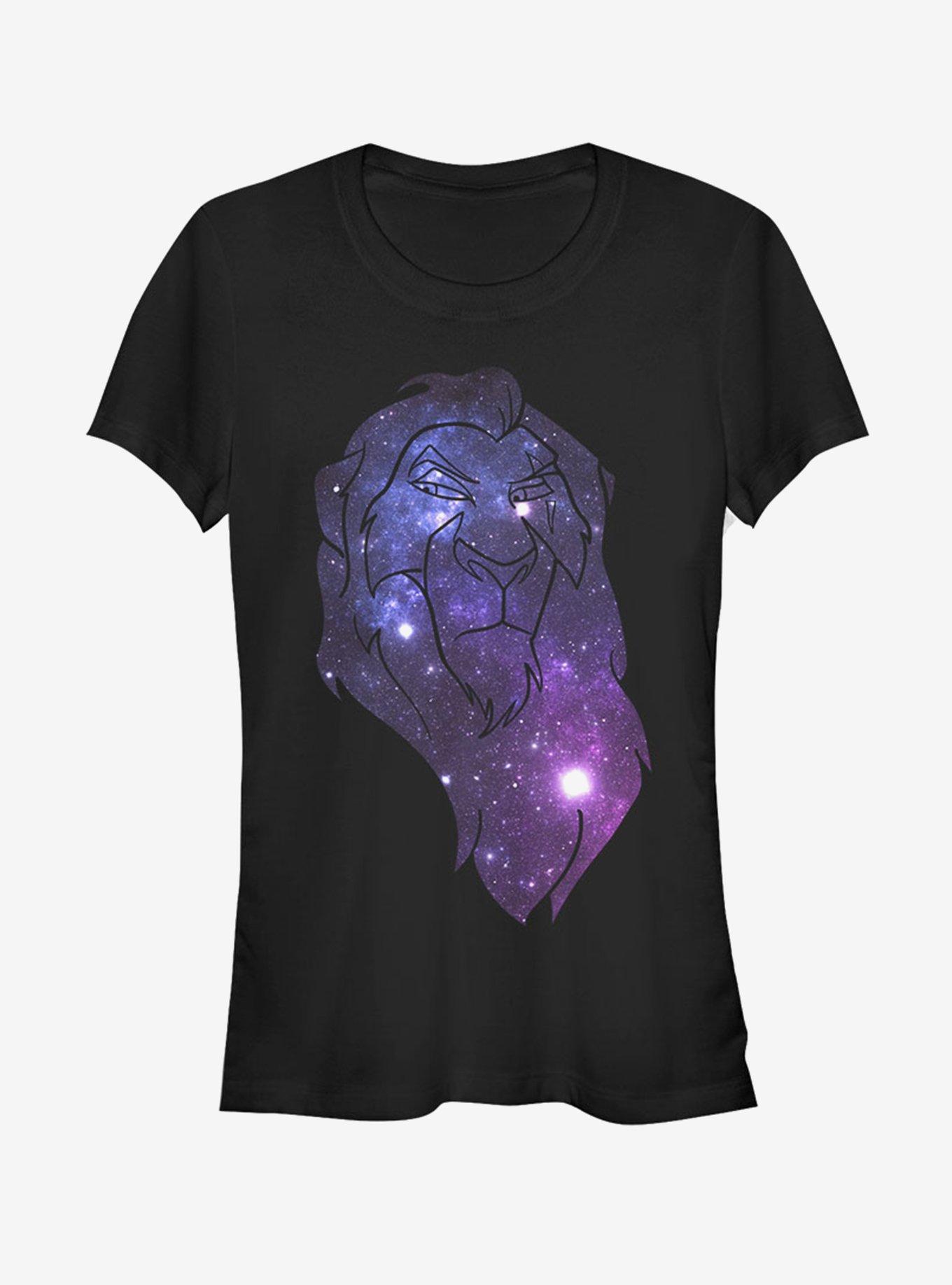 Disney The Lion King Celestial Scar Girls T-Shirt, BLACK, hi-res