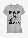 Disney Sleeping Beauty Aurora Nap Queen Girls T-Shirt, ATH HTR, hi-res