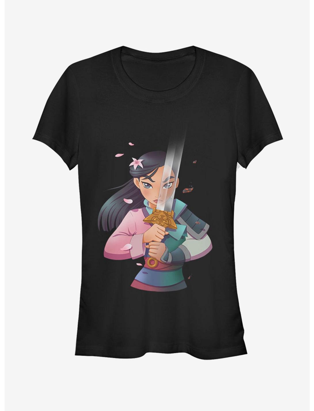 Disney Mulan Anime Mulan Girls T-Shirt, BLACK, hi-res