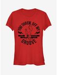 Disney The Emperor's New Groove Stamp Girls T-Shirt, RED, hi-res