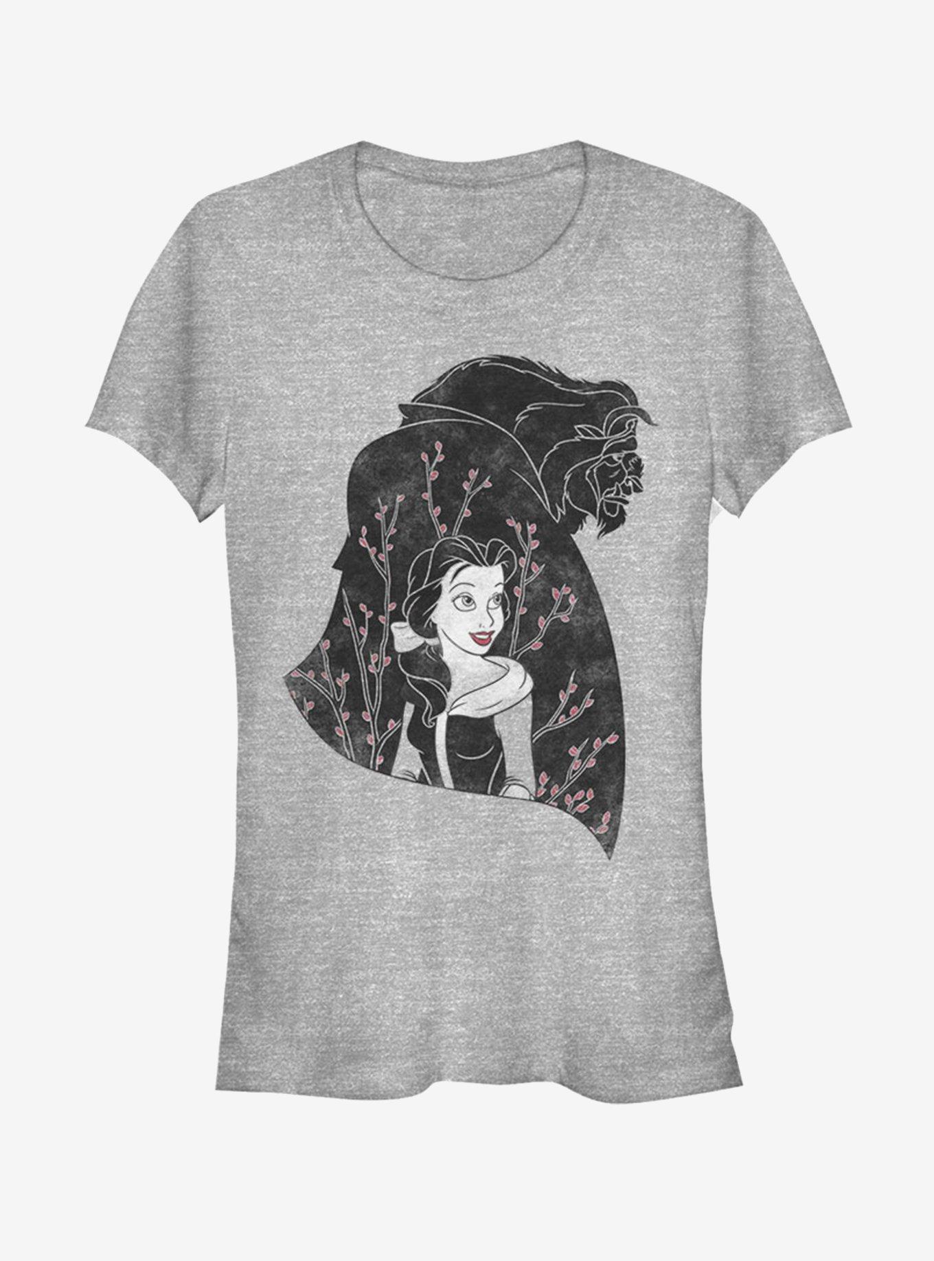 Disney Beauty And The Beast In My Heart Girls T-Shirt, ATH HTR, hi-res