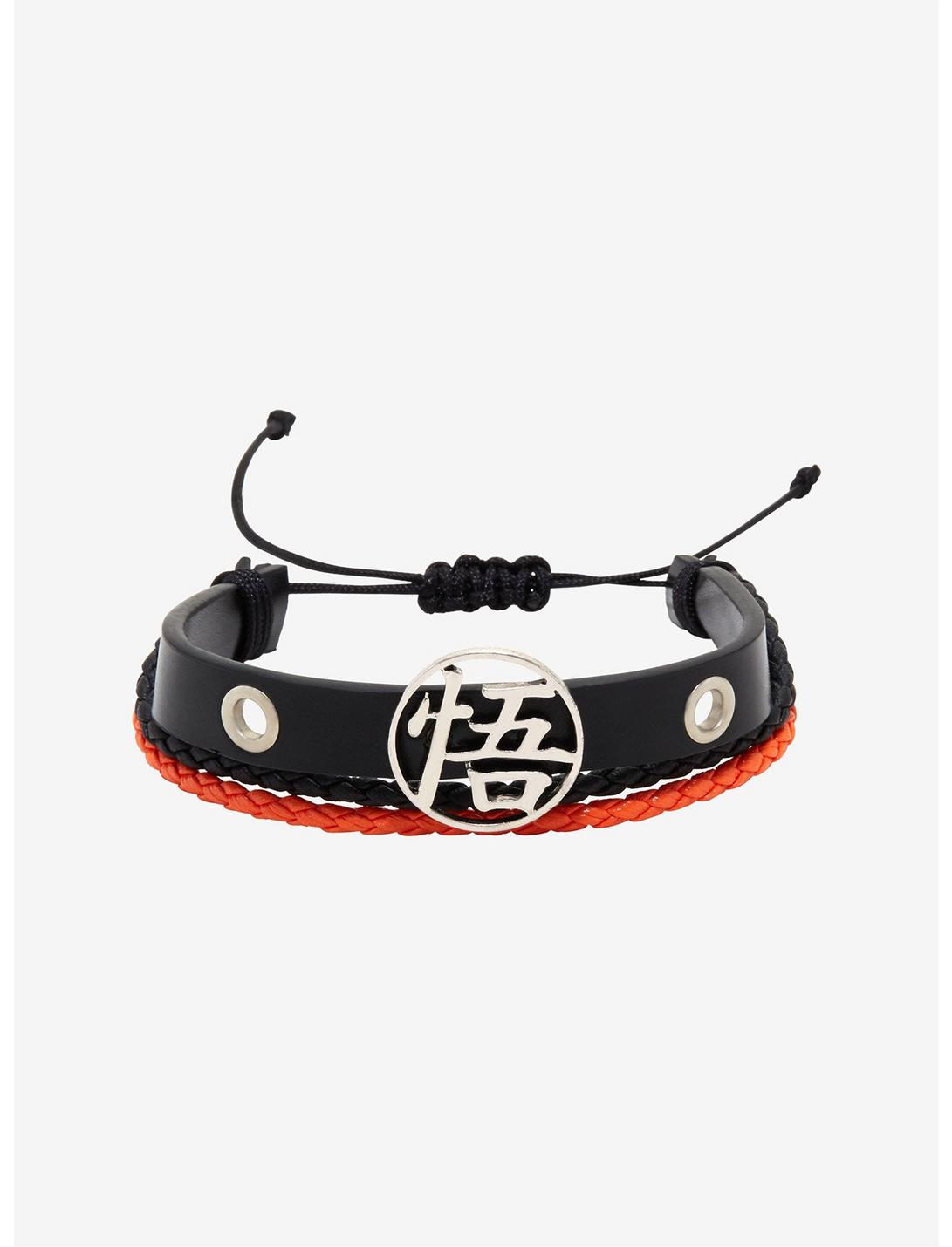 Dragon Ball Z Goku Faux Leather Bracelet, , hi-res