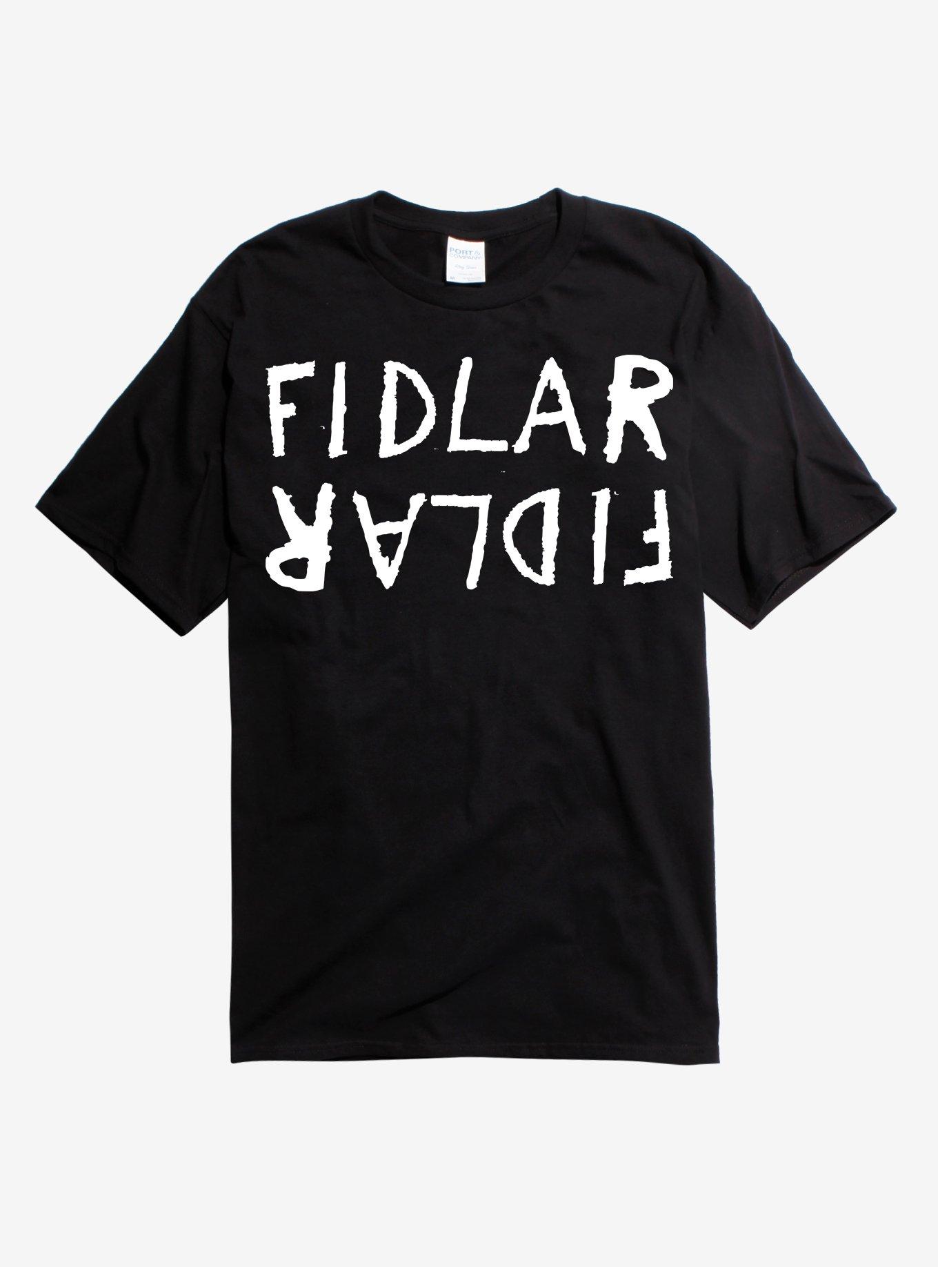 Fidlar Logo T Shirt BLACK Hot Topic