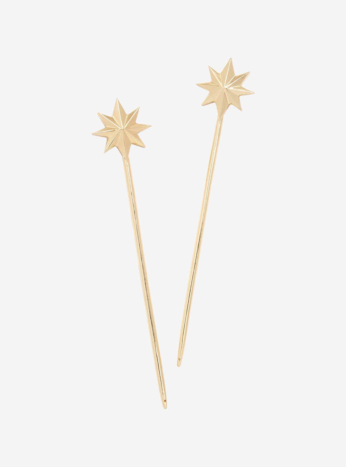 Marvel Captain Marvel Icon Hair Sticks, , hi-res