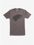 Game Of Thrones Stark Sigil T-shirt, CHARCOAL HEATHER, hi-res