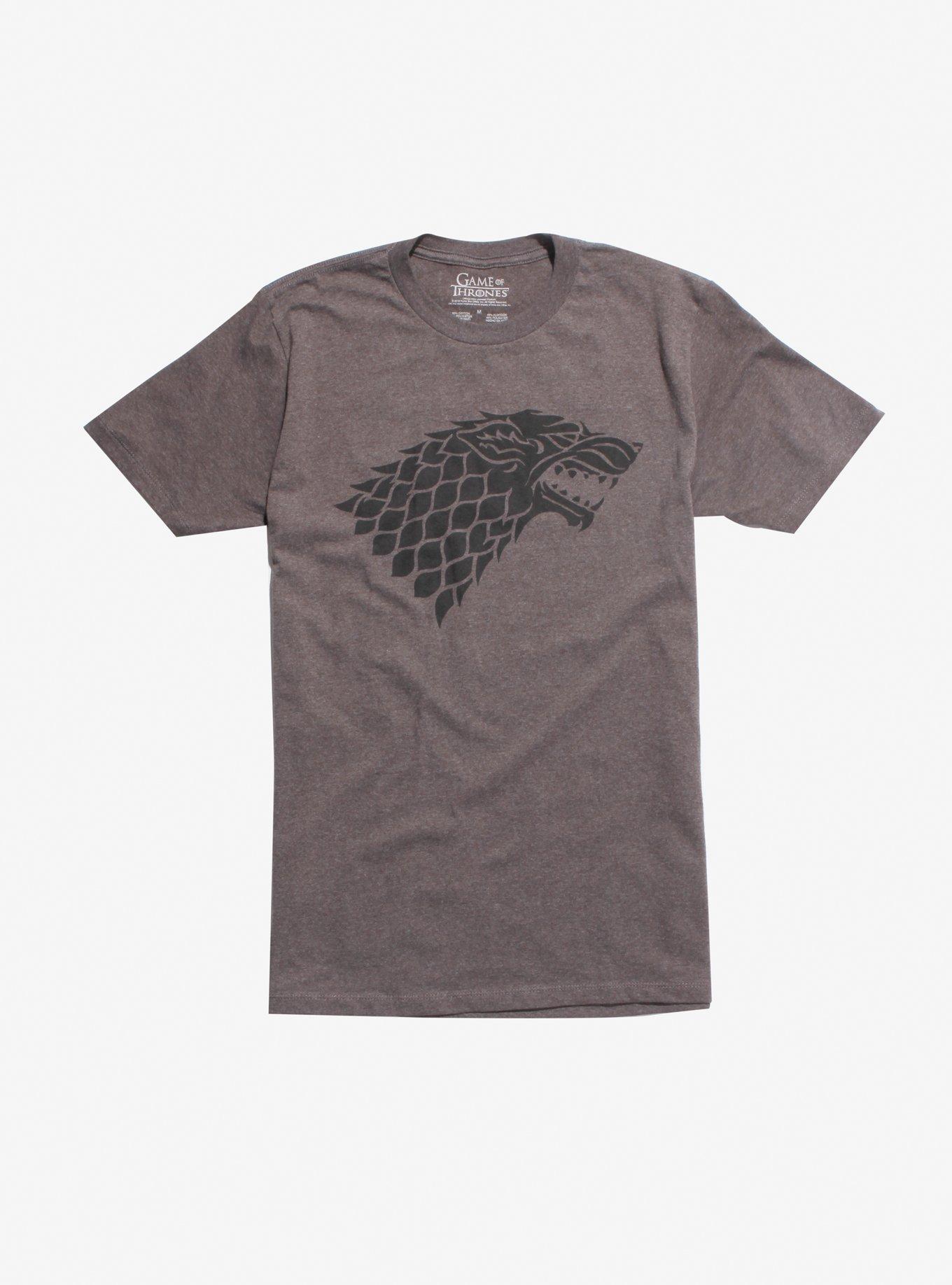 Game Of Thrones Stark Sigil T-shirt, CHARCOAL HEATHER, hi-res