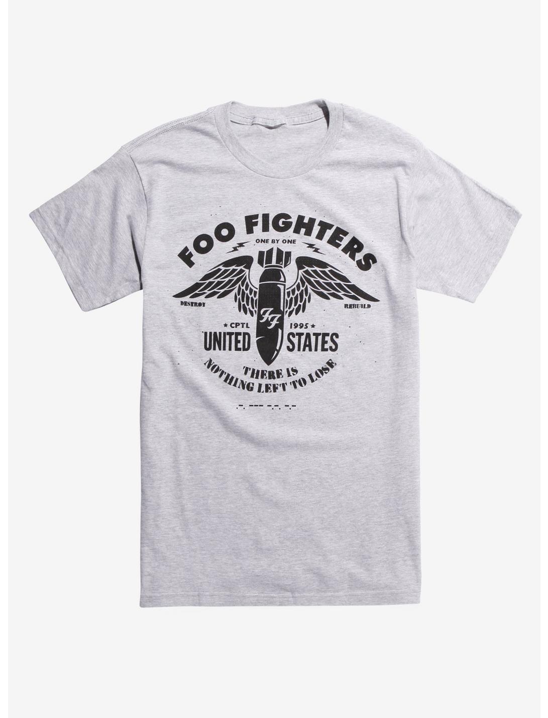 Foo Fighters Nothing Left To Lose Bomb T-shirt, GREY, hi-res