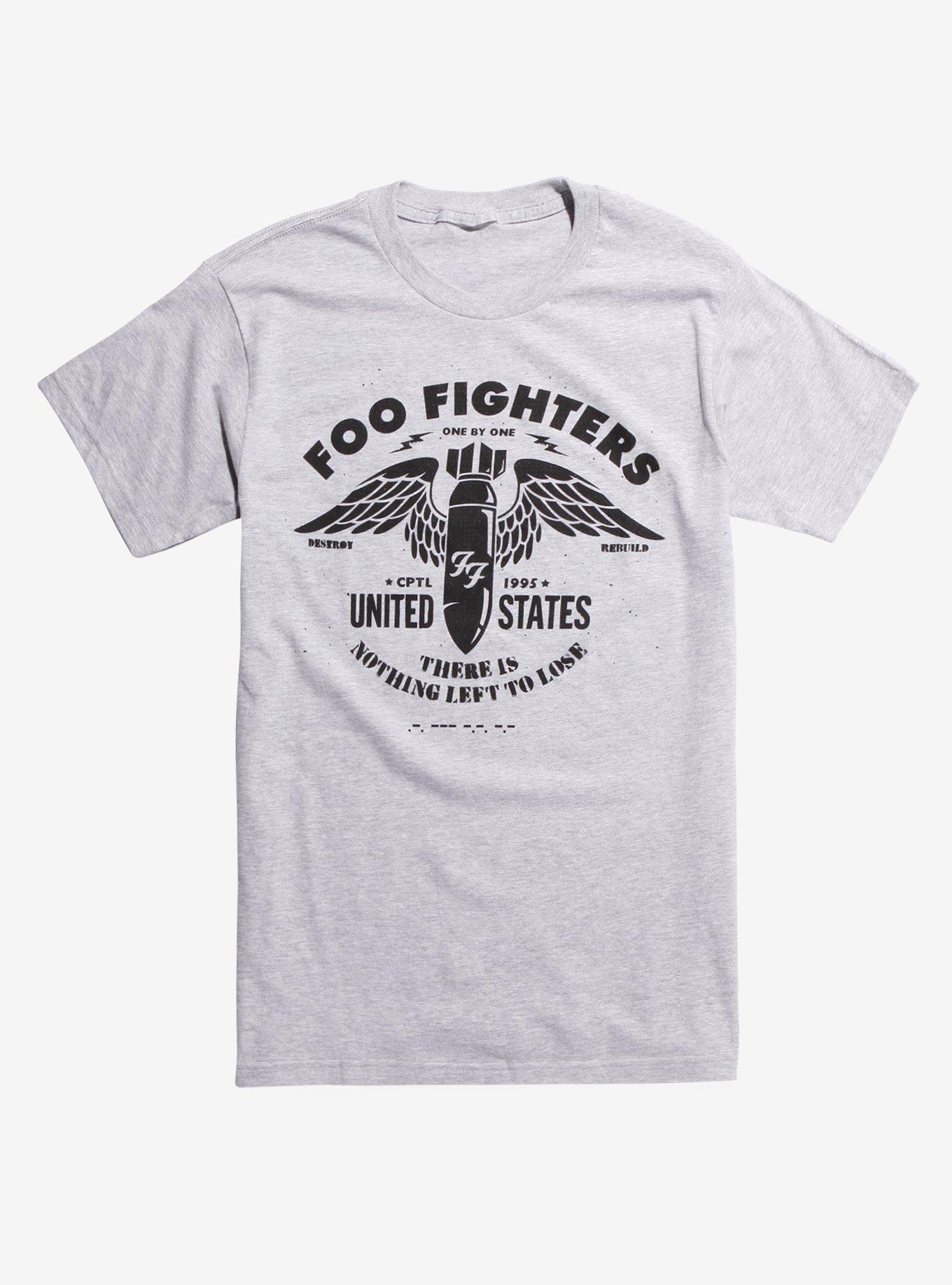 Foo Fighters Nothing Left To Lose Bomb T-shirt, GREY, hi-res