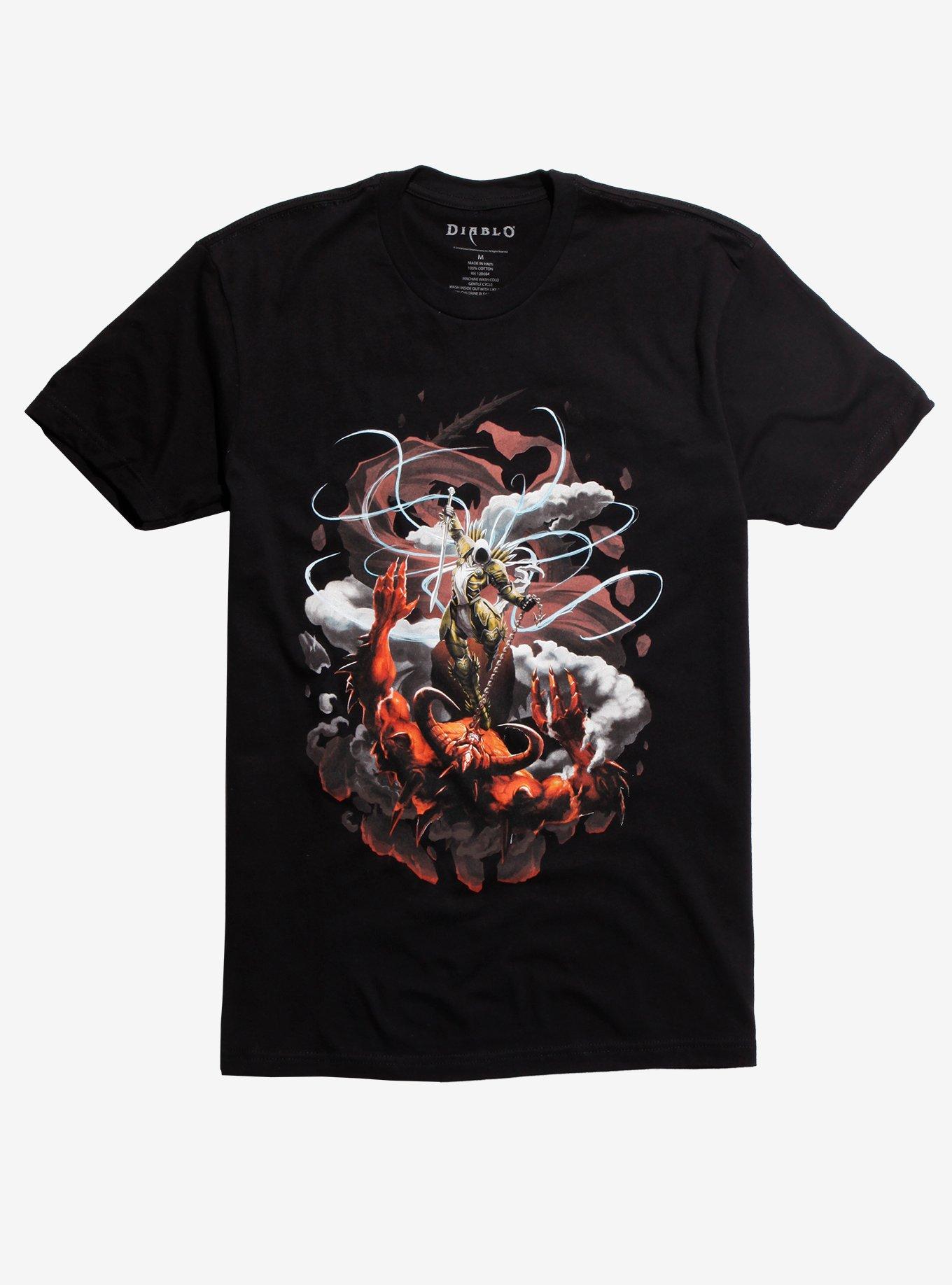 Diablo Slay T-Shirt - BoxLunch Exclusive, BLACK, hi-res