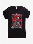 Slayer Skeleton Throne Girls T-Shirt, BLACK, hi-res