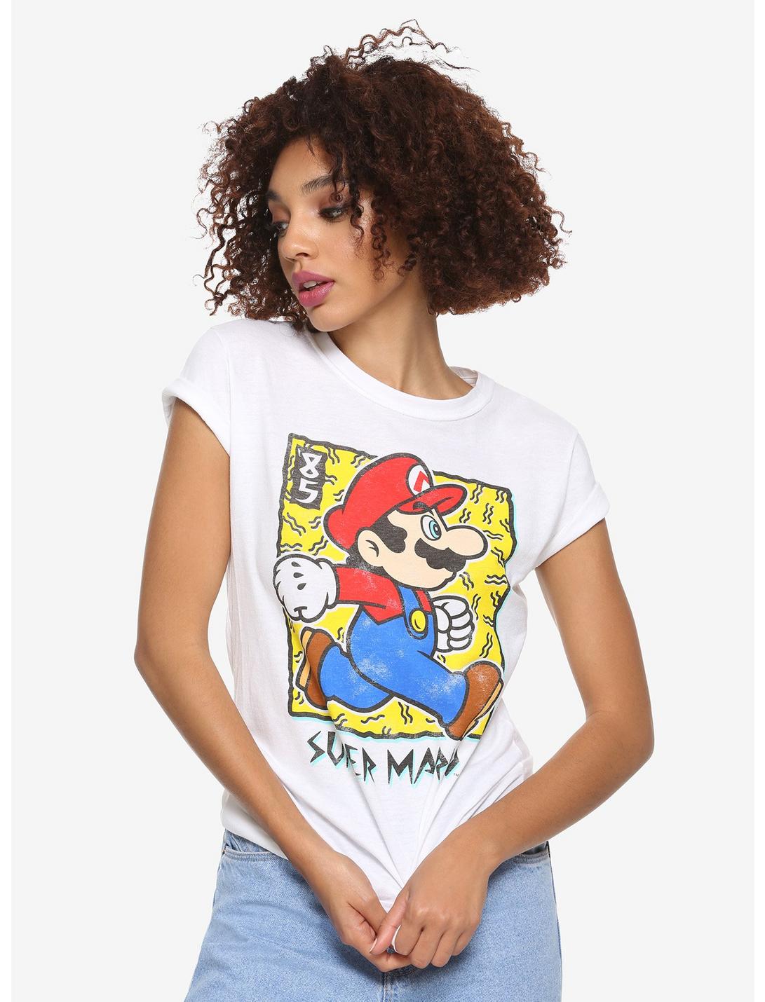 Super Mario Bros. Retro Mario Girls T-Shirt, MULTI, hi-res