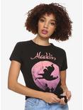 Disney Aladdin Flying Carpet Silhouette Girls T-shirt, MAROON, hi-res