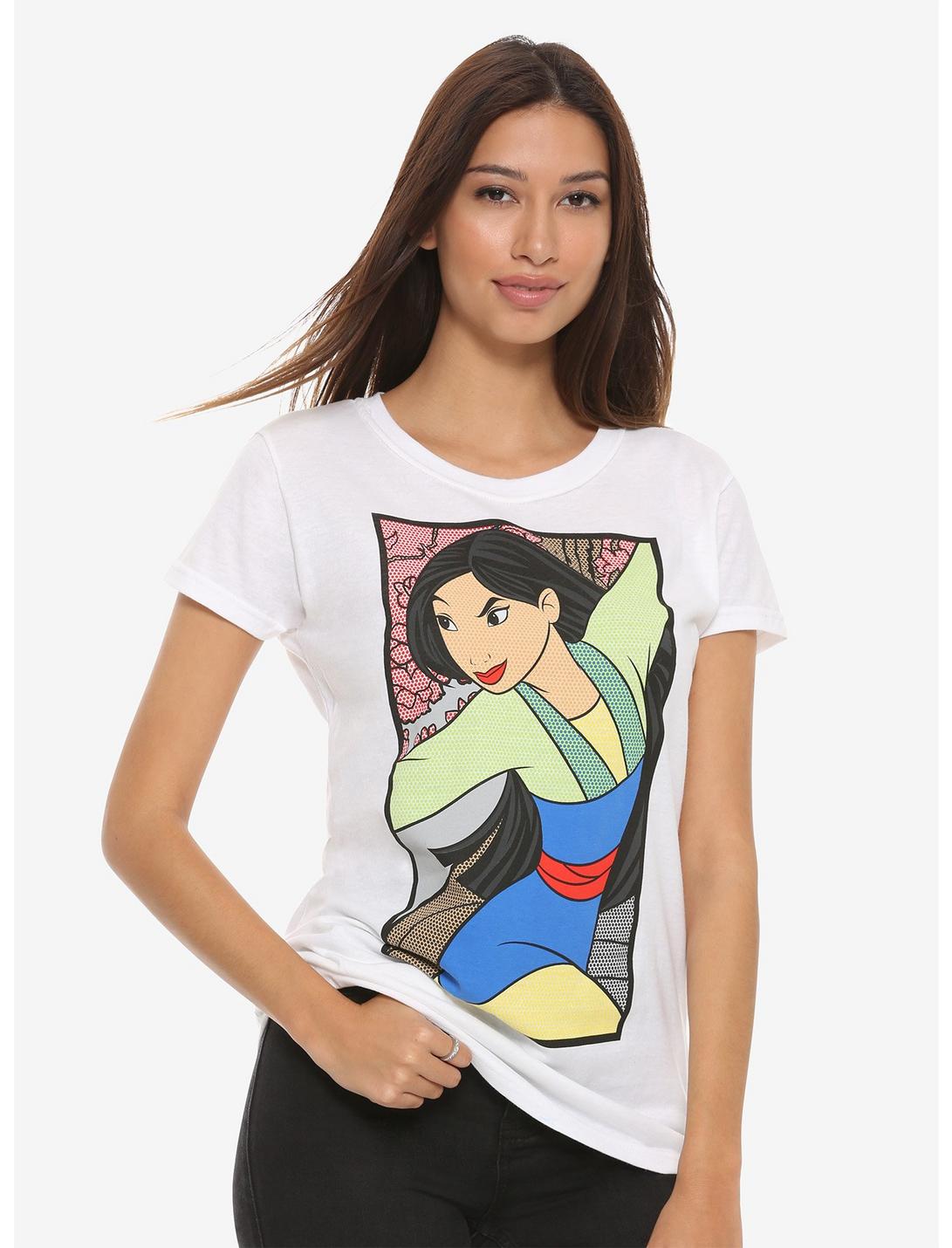 Disney Mulan Comic Pop Art Girls T-Shirt | Hot Topic