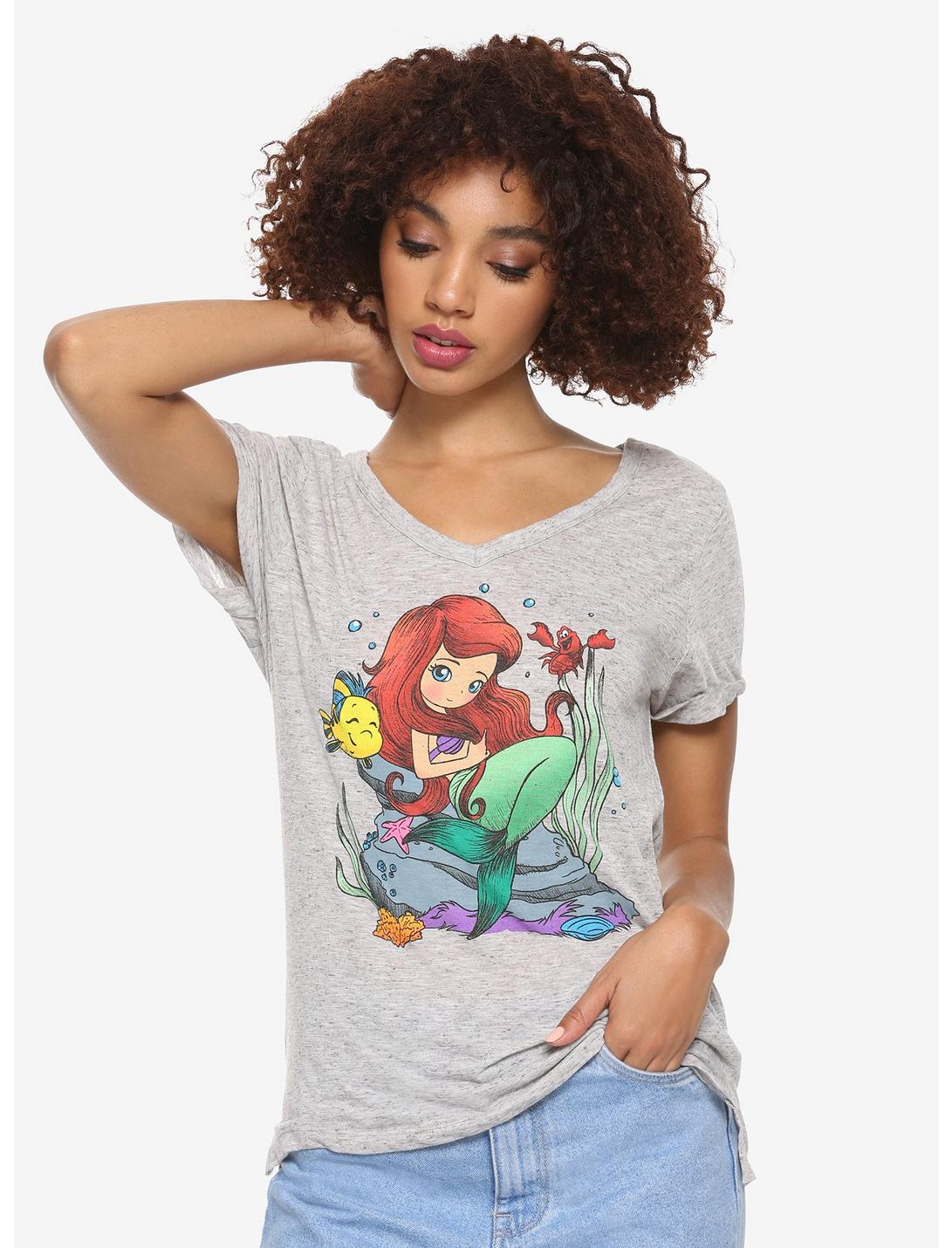 Disney The Little Mermaid Ariel Chibi Girls T-shirt, MULTI, hi-res