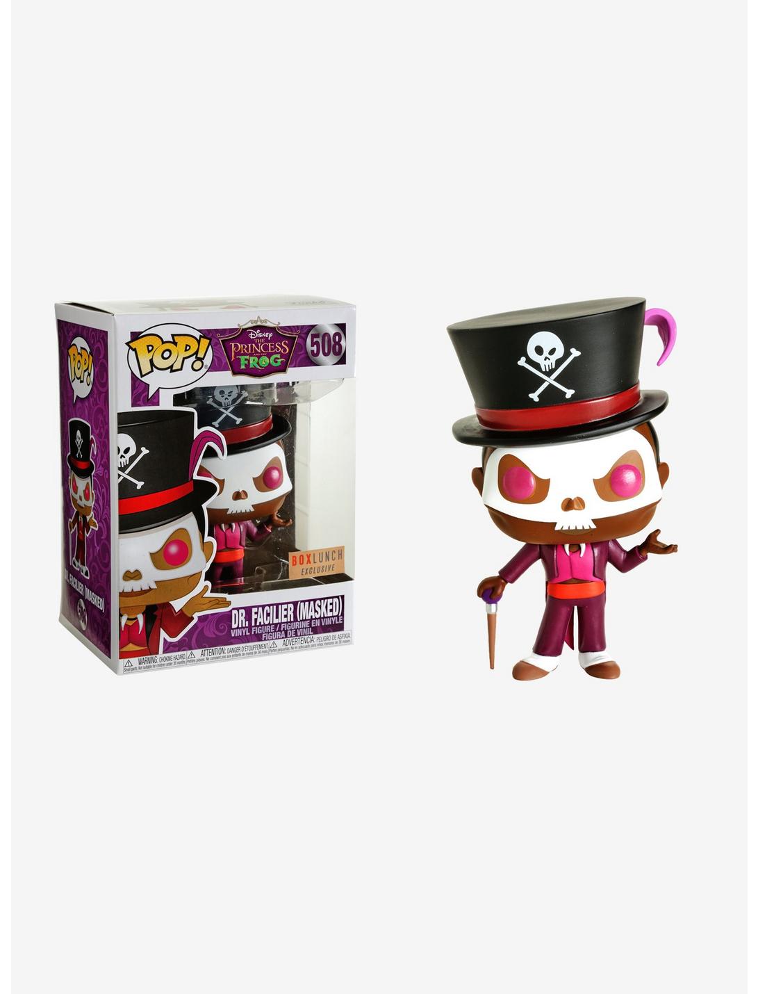 Funko Pop! Disney The Princess And The Frog Dr. Facilier (Masked) Vinyl Figure - BoxLunch Exclusive, , hi-res