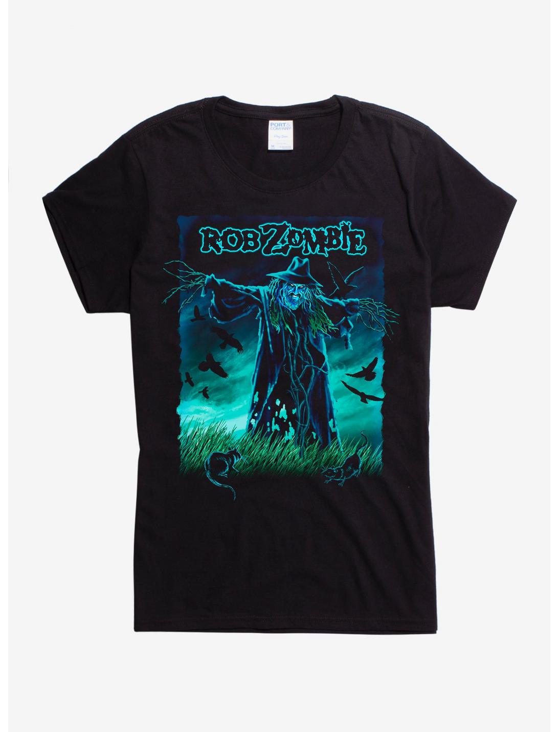 Rob Zombie Scarecrow Girls T-Shirt, BLACK, hi-res