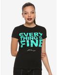 All Time Low Everything Is Fine Girls T-shirt, BLACK, hi-res