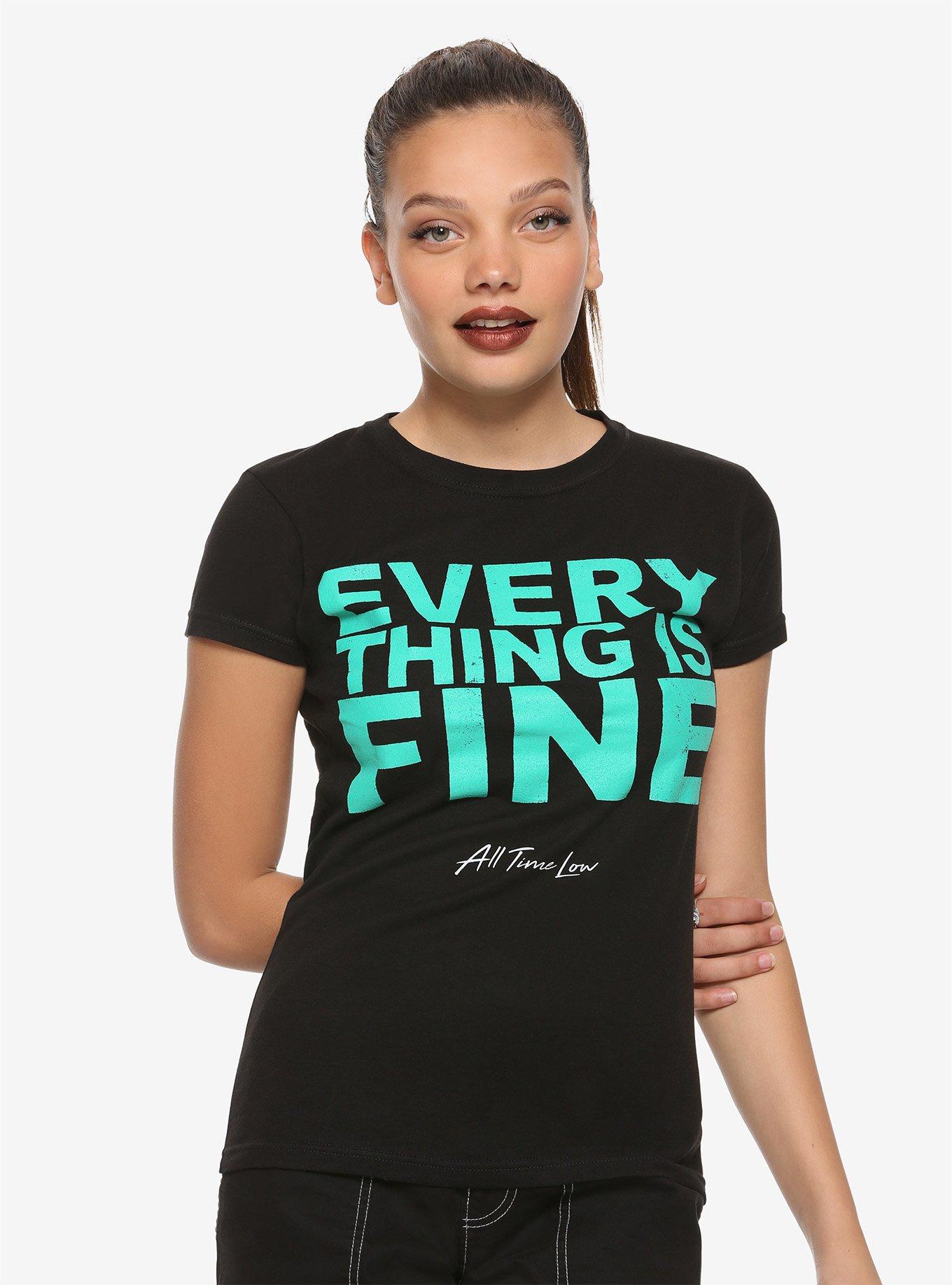 All Time Low Everything Is Fine Girls T-shirt, BLACK, hi-res