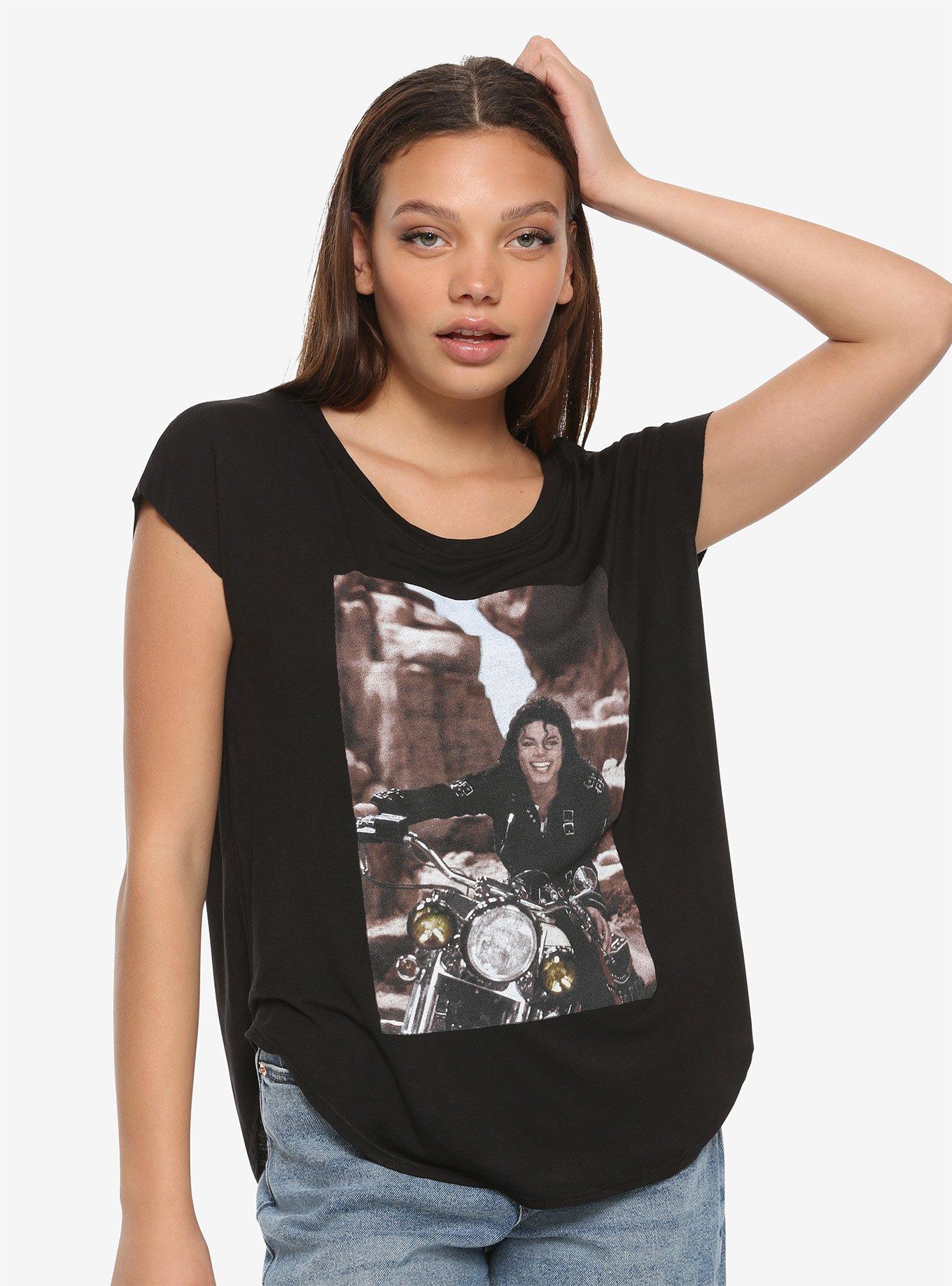 Micheal Jackson Speed Demon Girls Scoop T-Shirt, BLACK, hi-res