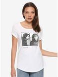 The Doors Jim Morrison Mugshot Girls T-Shirt, WHITE, hi-res