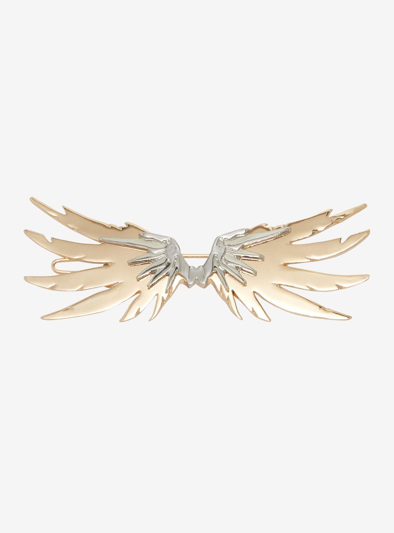 Her Universe Overwatch Mercy Wing Hair Clip - BoxLunch Exclusive, , hi-res