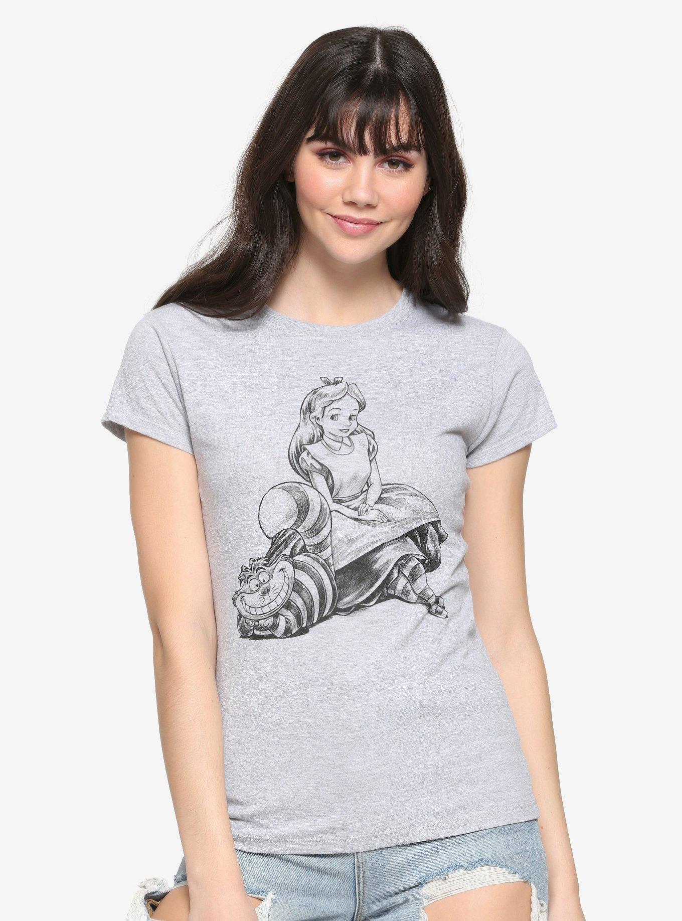 Disney Alice In Wonderland Girls T-Shirt, BLACK, hi-res