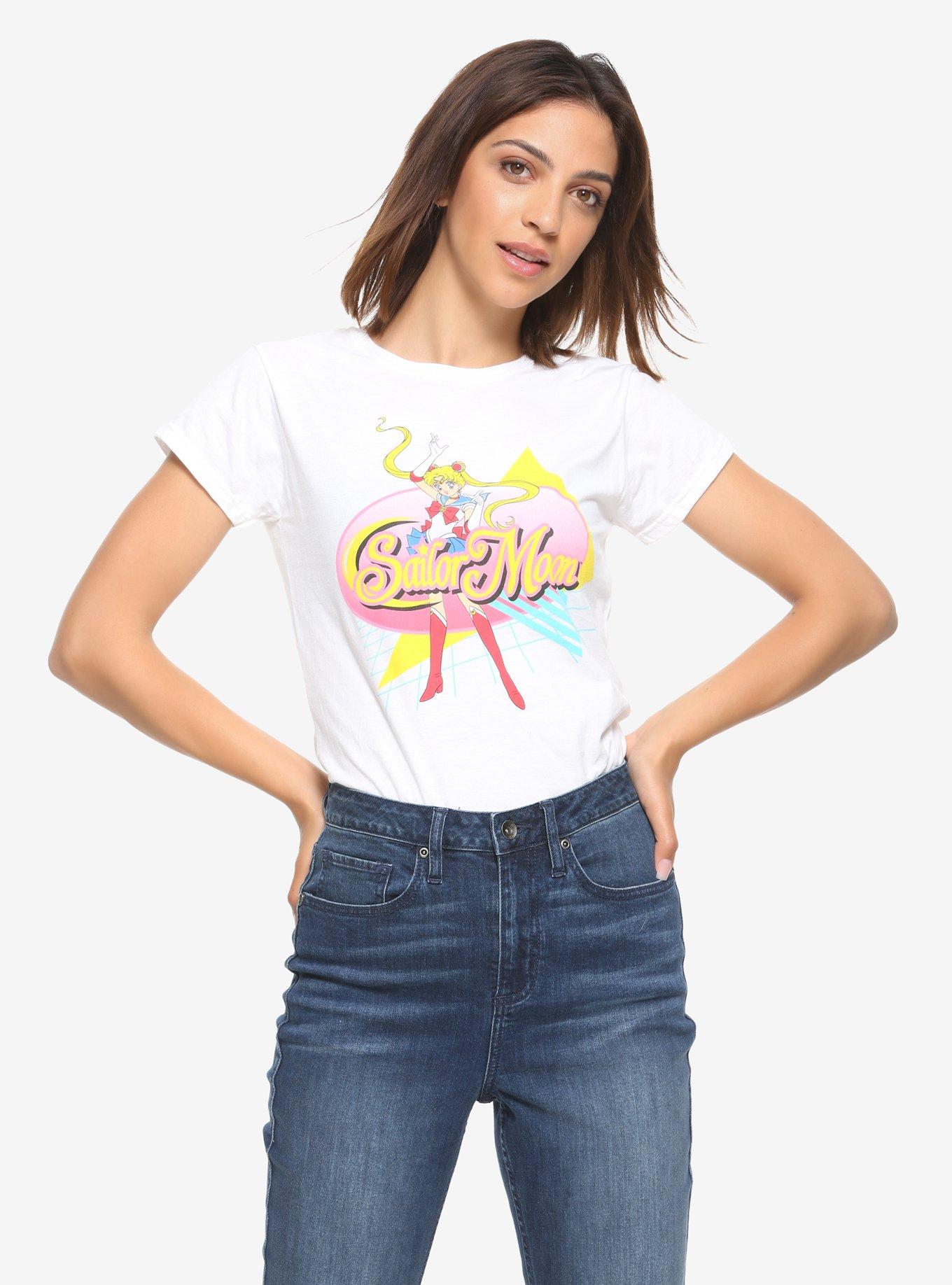 Sailor Moon 80s Girls T-Shirt, MULTI, hi-res