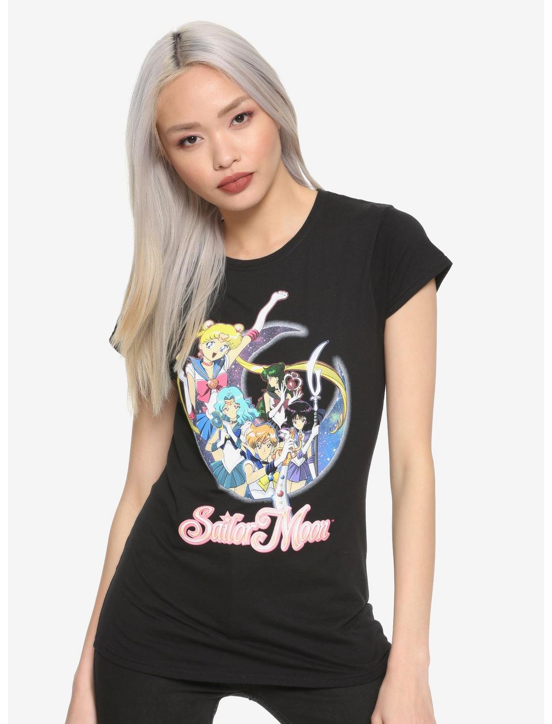 Sailor Moon Outer Guardians Group Girls T-Shirt, MULTI, hi-res