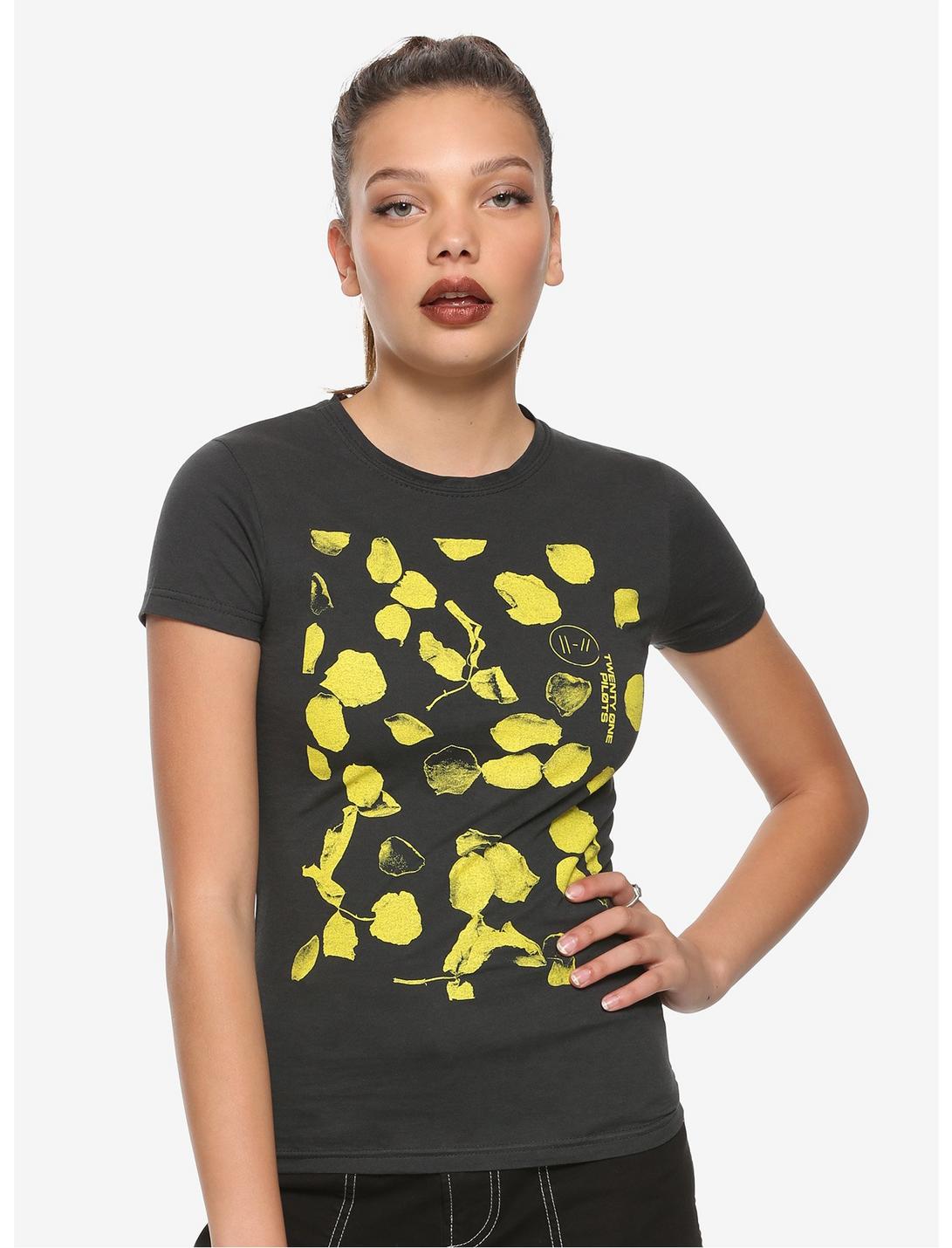 Twenty One Pilots Petals Girls T-shirt, GREEN, hi-res