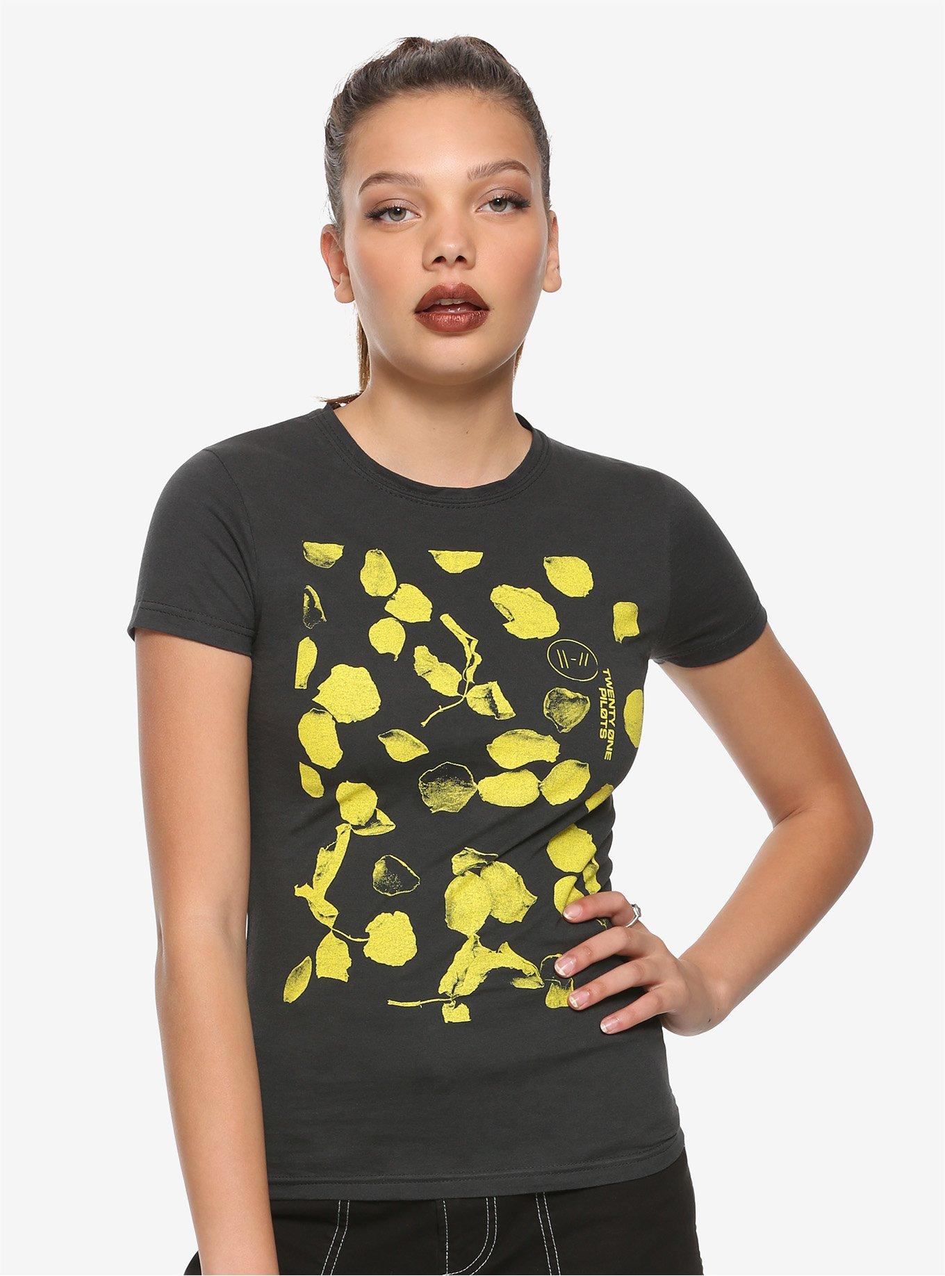 Twenty One Pilots Petals Girls T-shirt, GREEN, hi-res