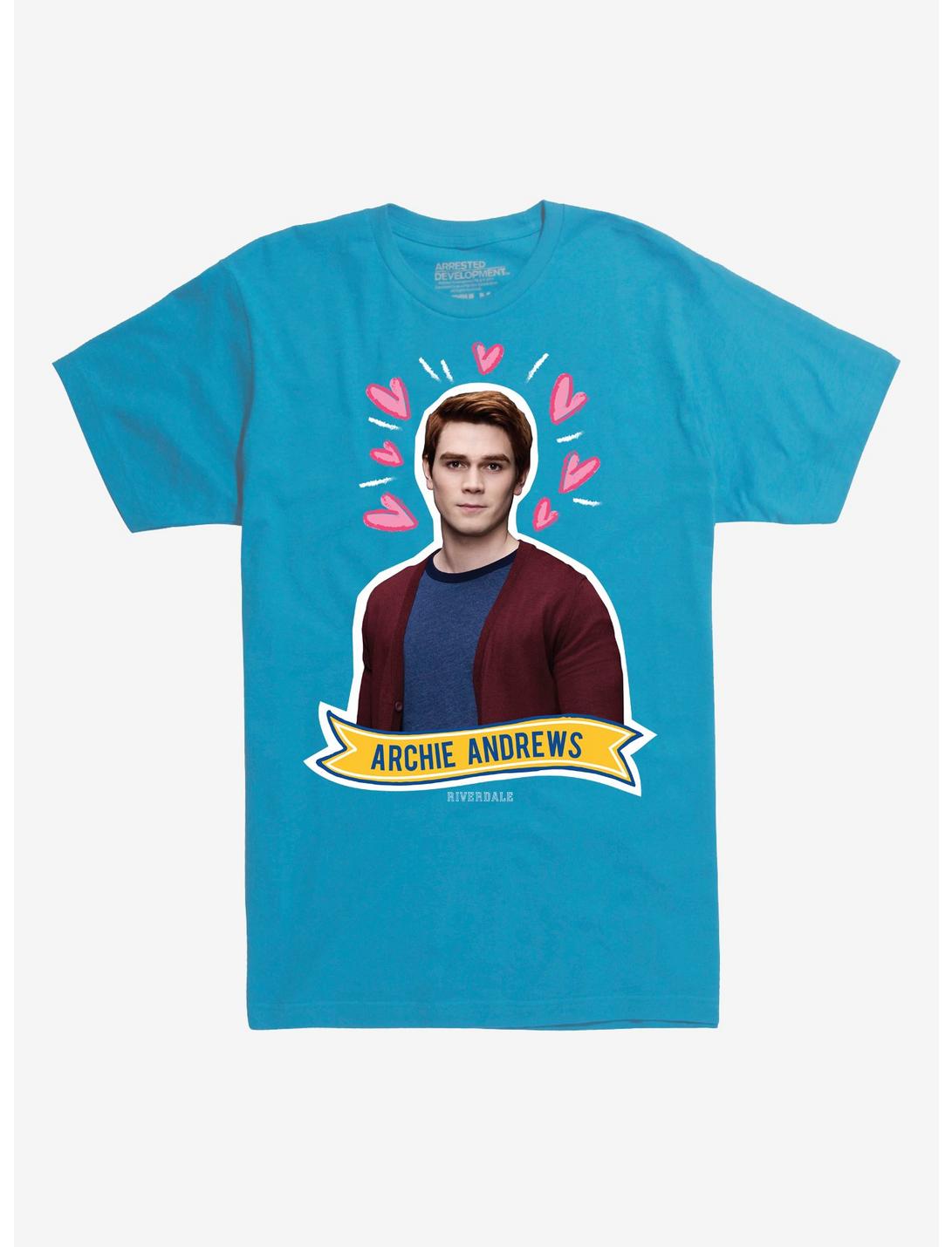 Riverdale Archie Andrews T-Shirt, CARRIBEAN BLUE, hi-res